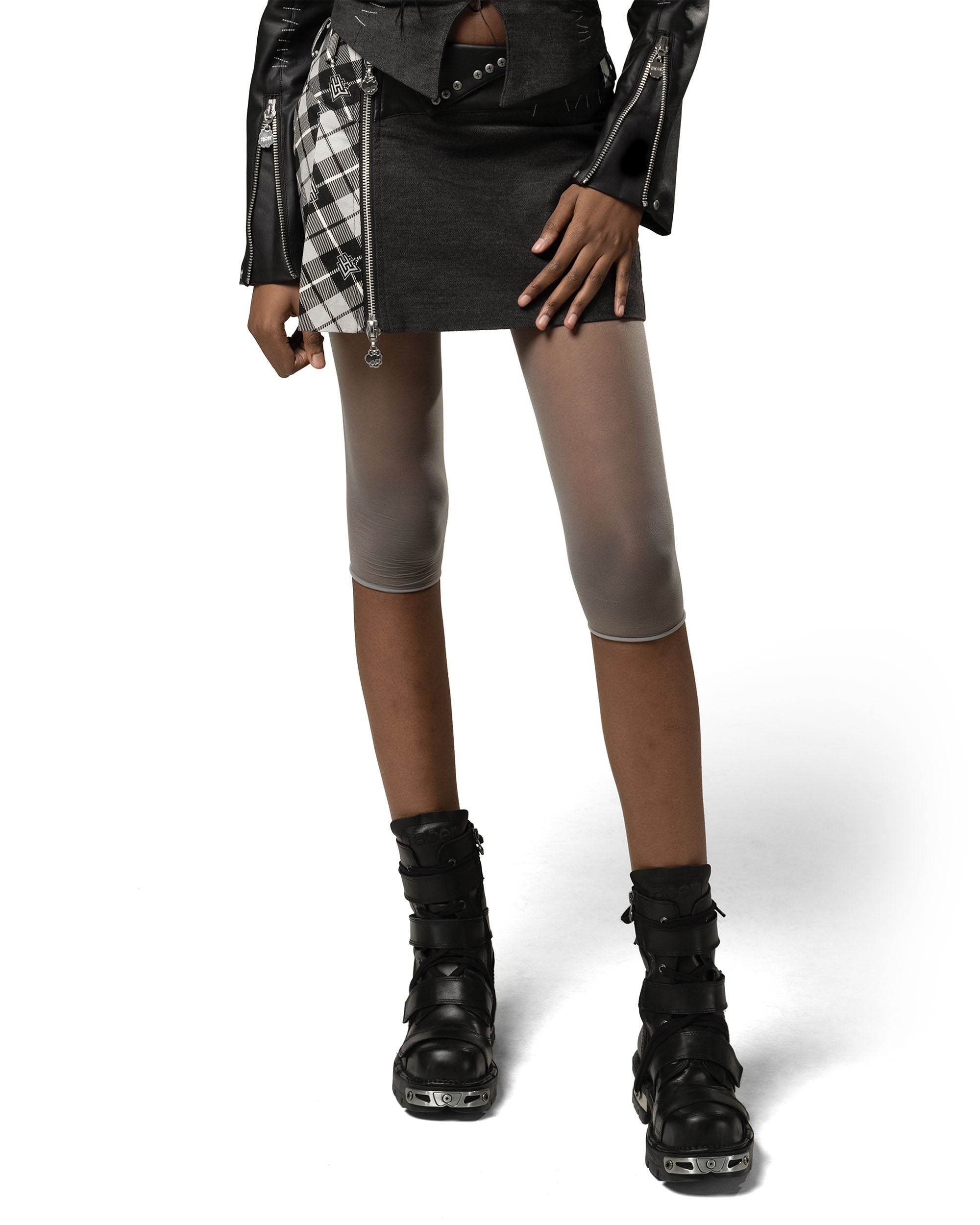 Monster high™ x racer frankie plaid skirt