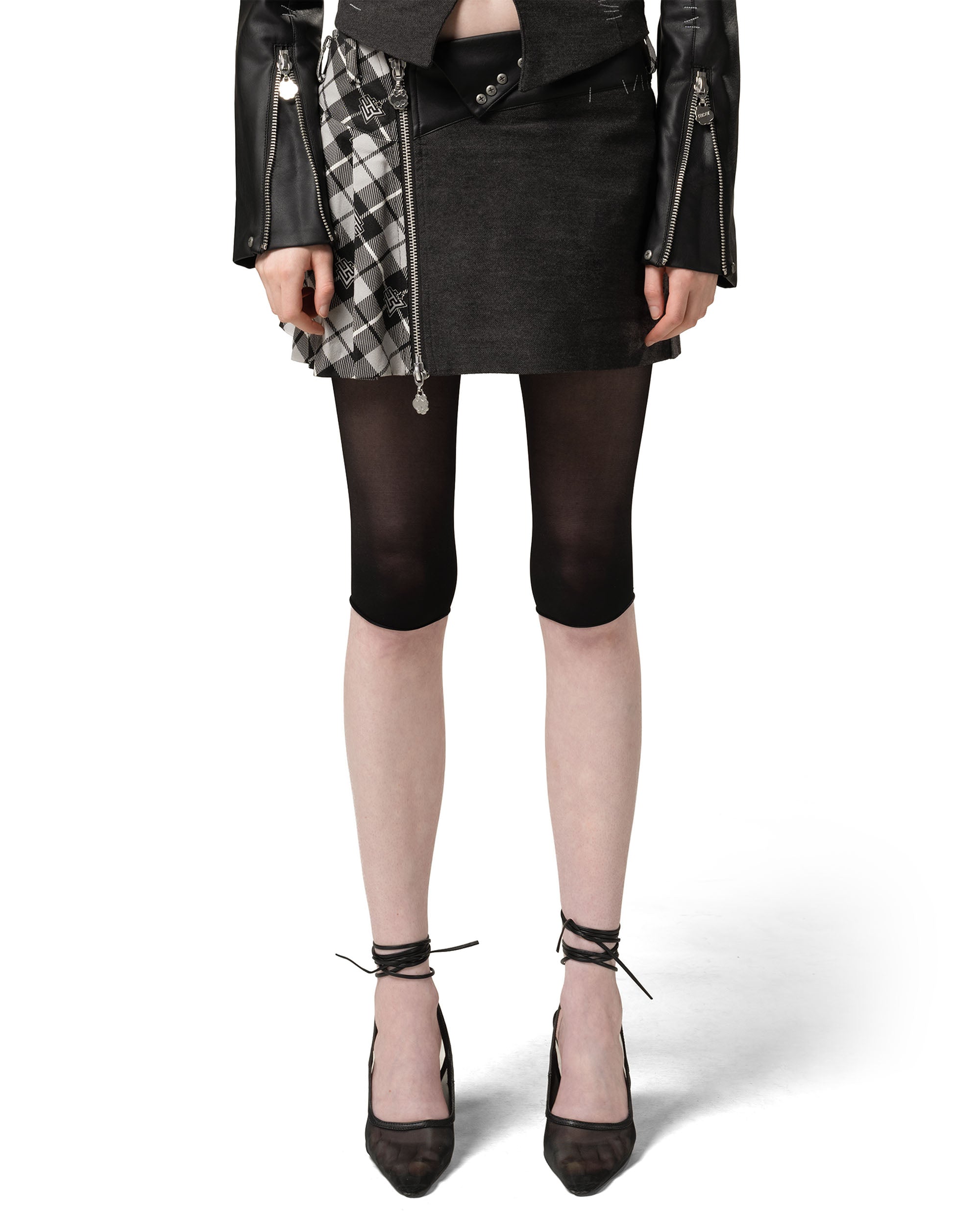 Monster high™ x racer frankie plaid skirt