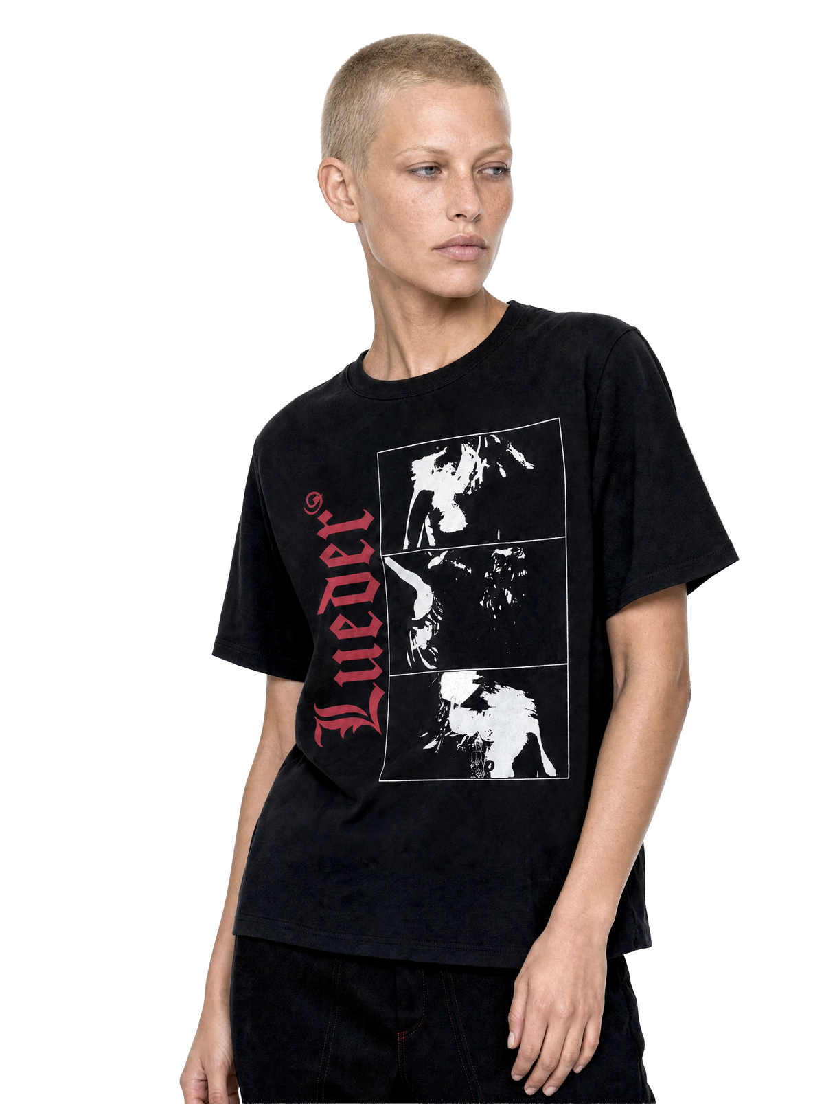 Lueder band tee black