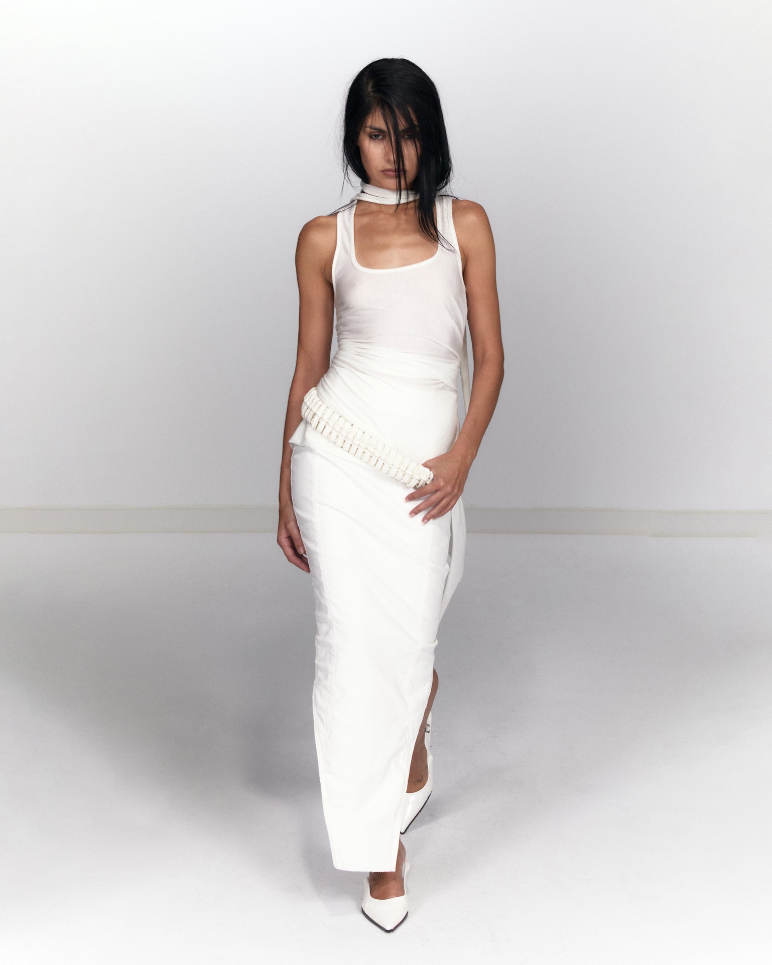 Braided strap - ivory
