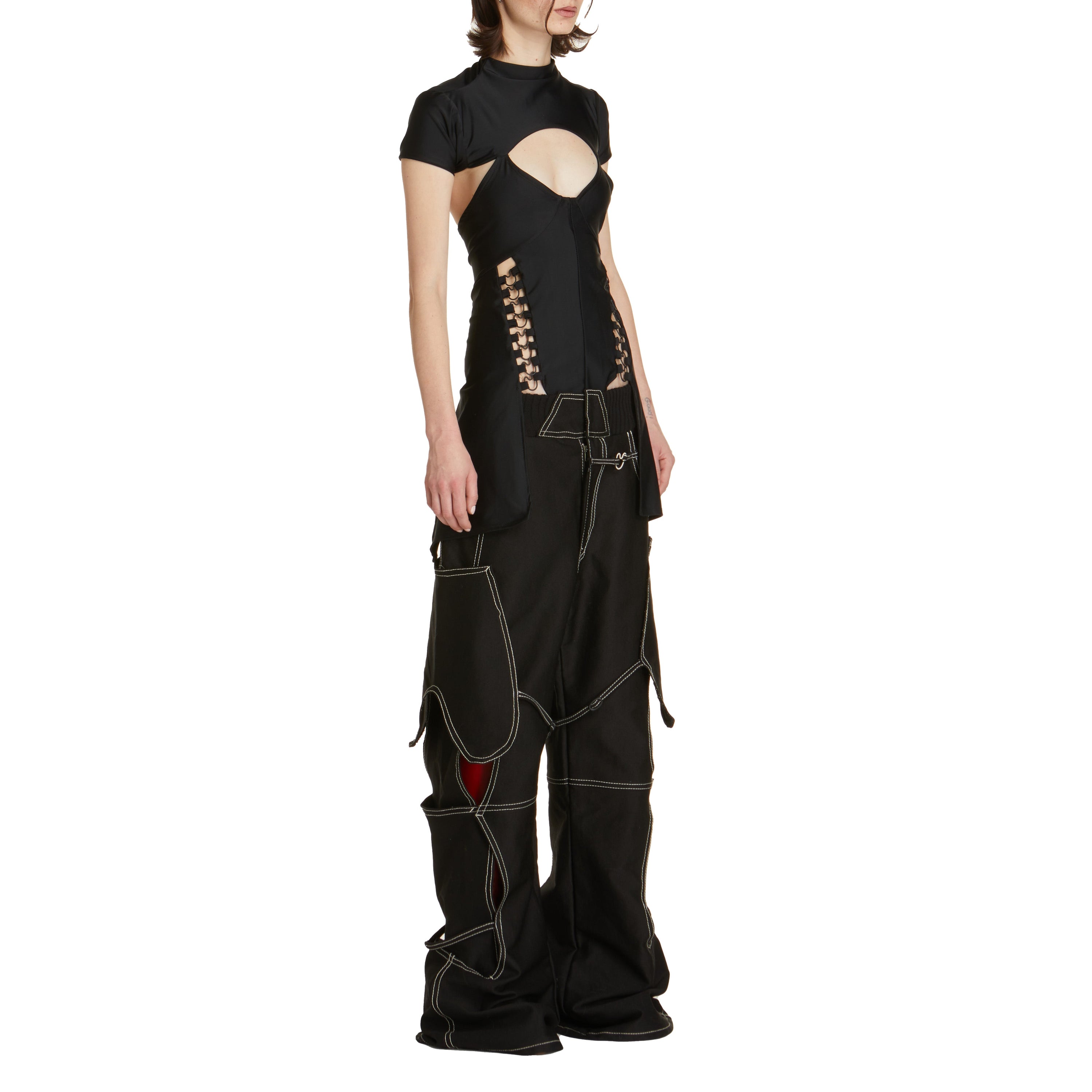 Younis pantalone nero