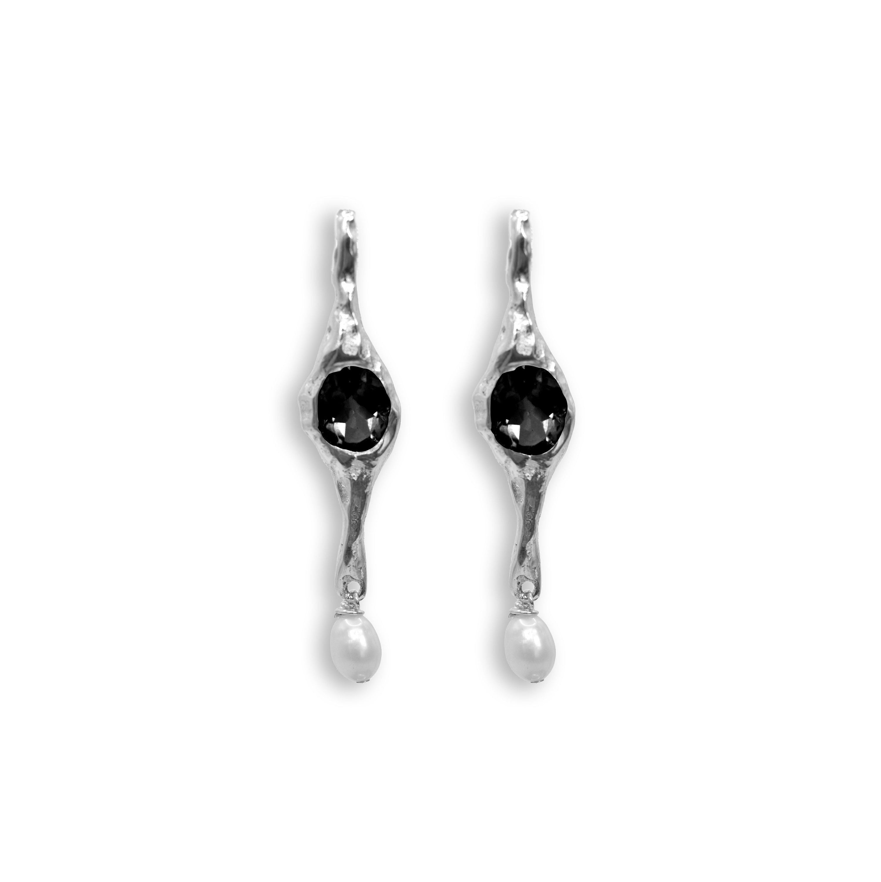Fusion earrings onix
