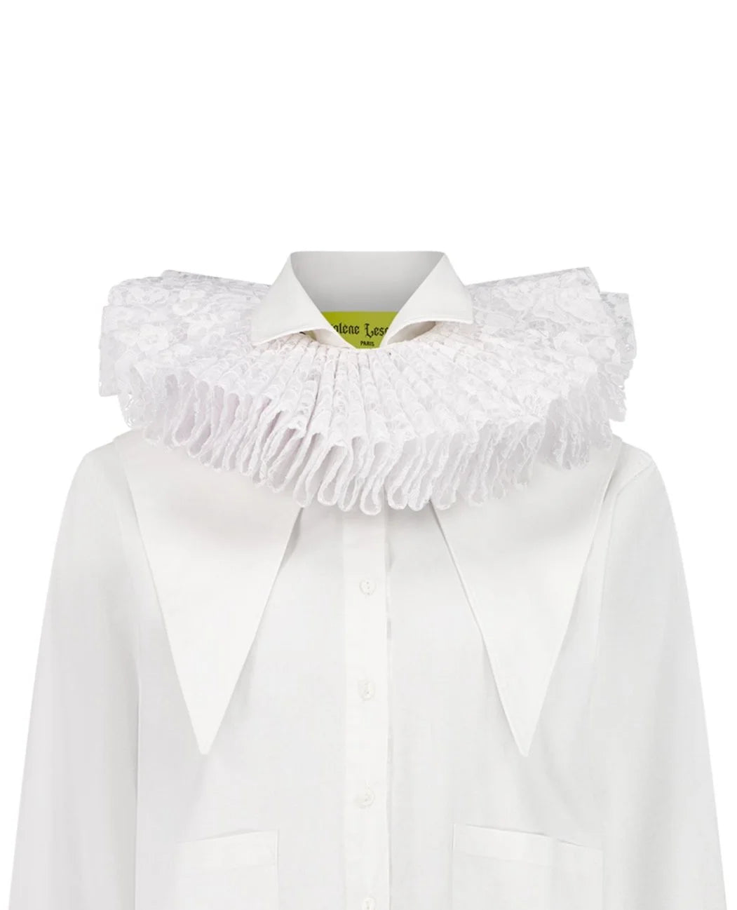 Collerette dentelle blanche