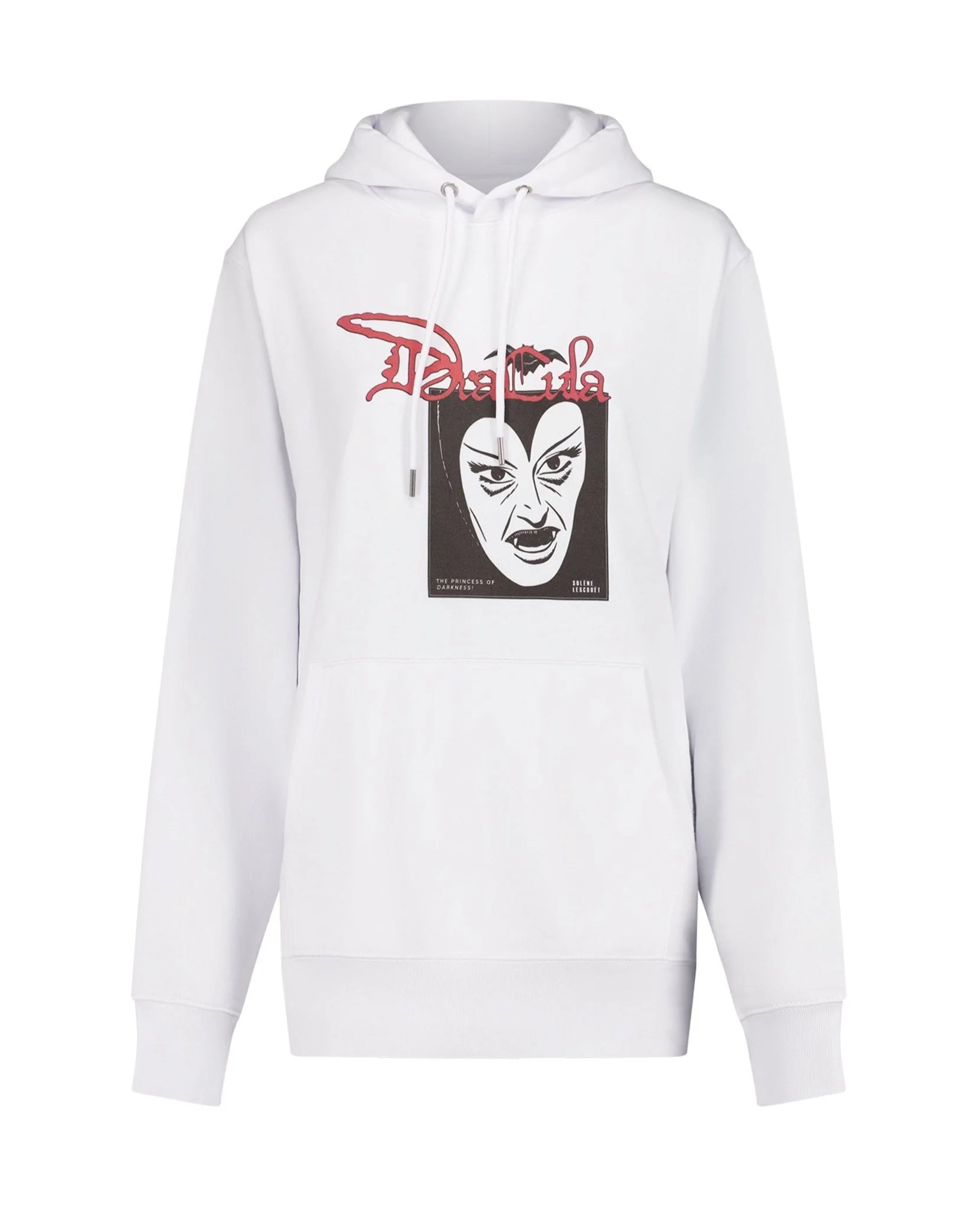 Hoodie blanc "crimson lovers"
