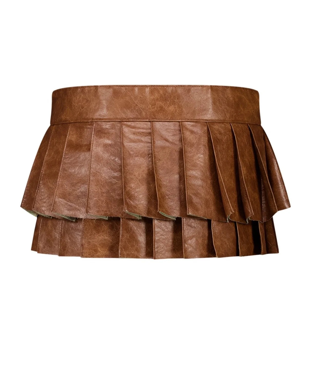 Mini jupe marron