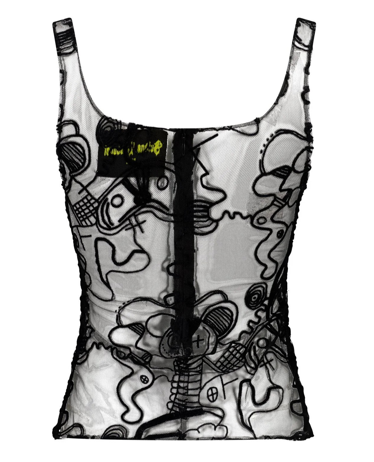 Débardeur print noir