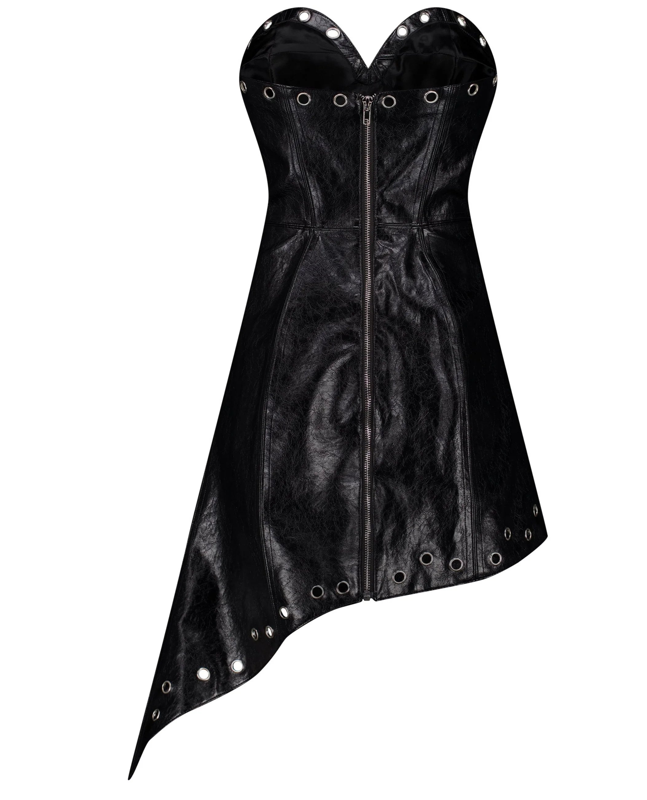 Robe noire asymétrique