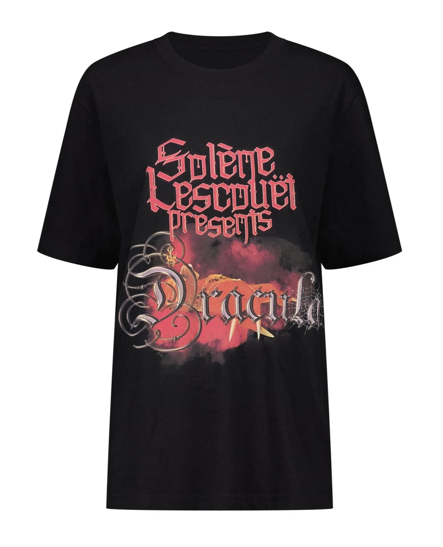 T-shirt noir "crimson lovers"