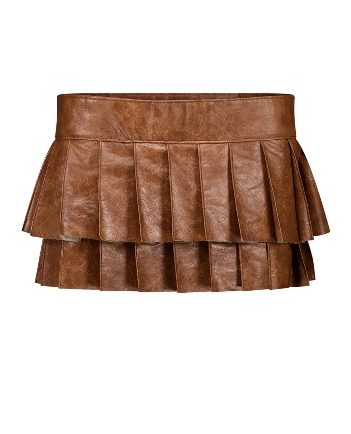 Mini jupe marron