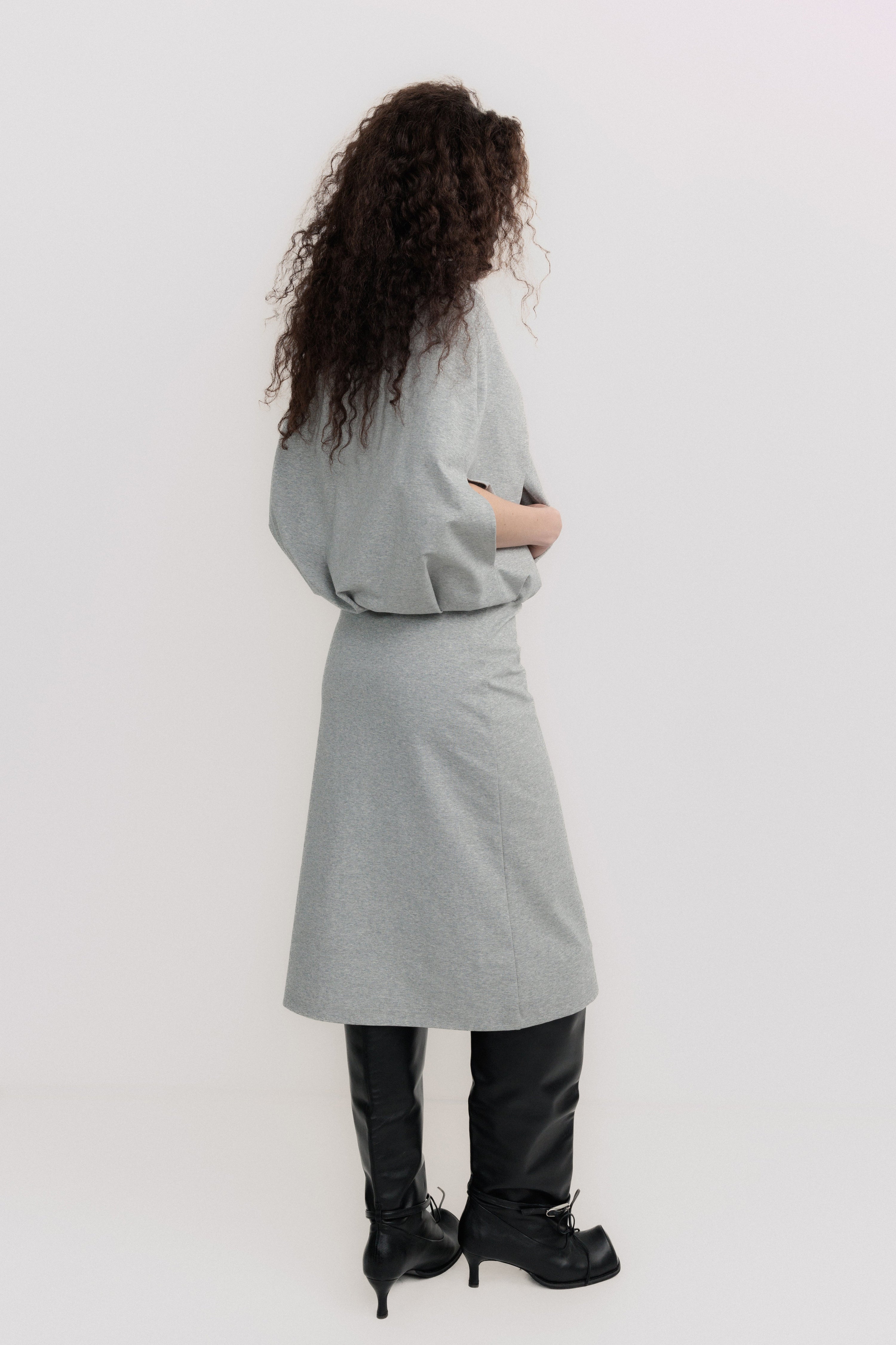 Cape dress grey