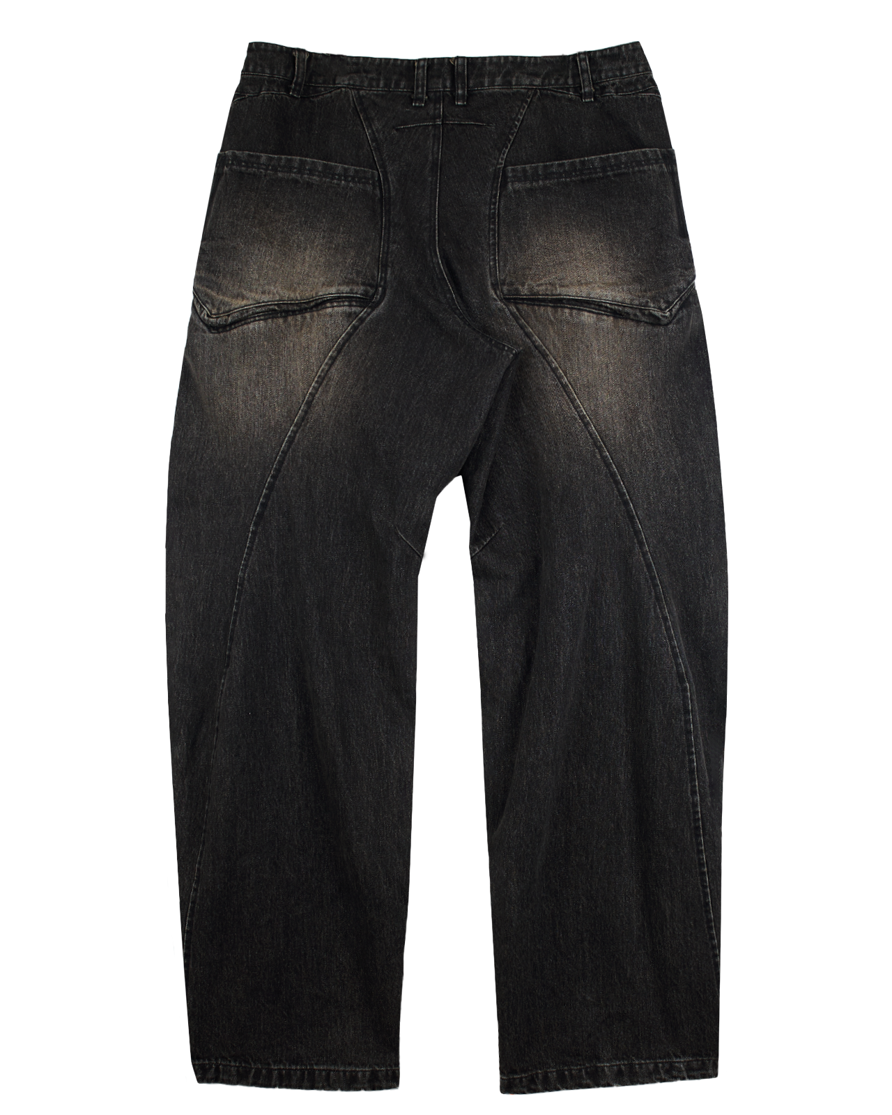 Bent knee pants