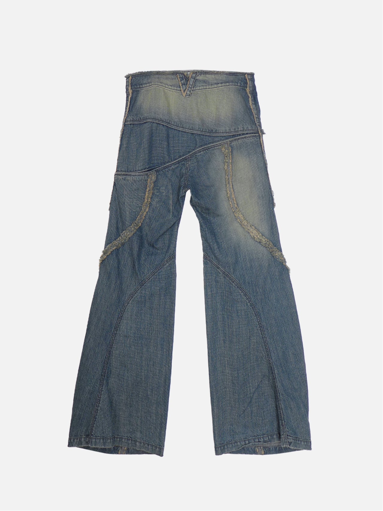 Distressed pants
