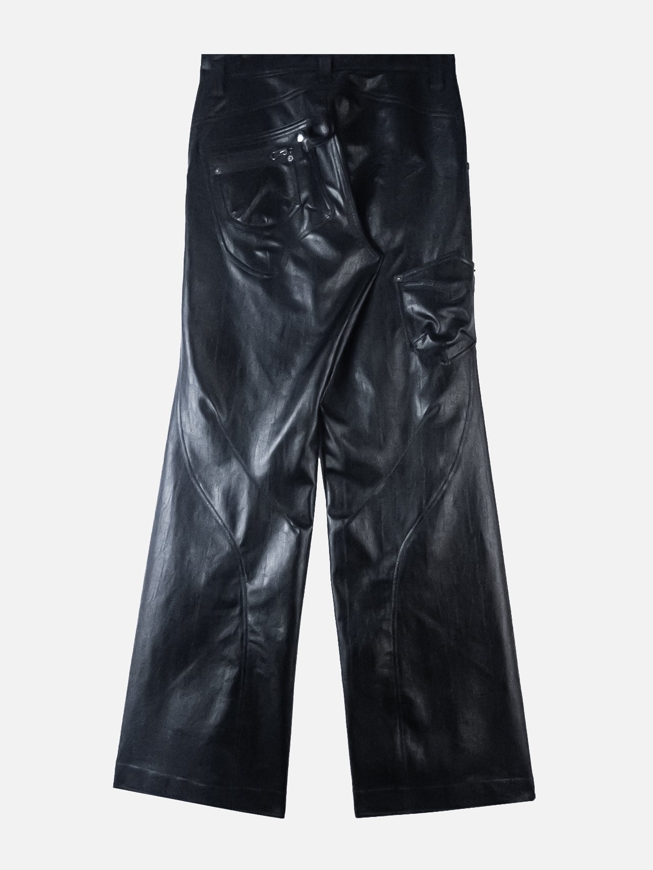 Swamp faux leather pants