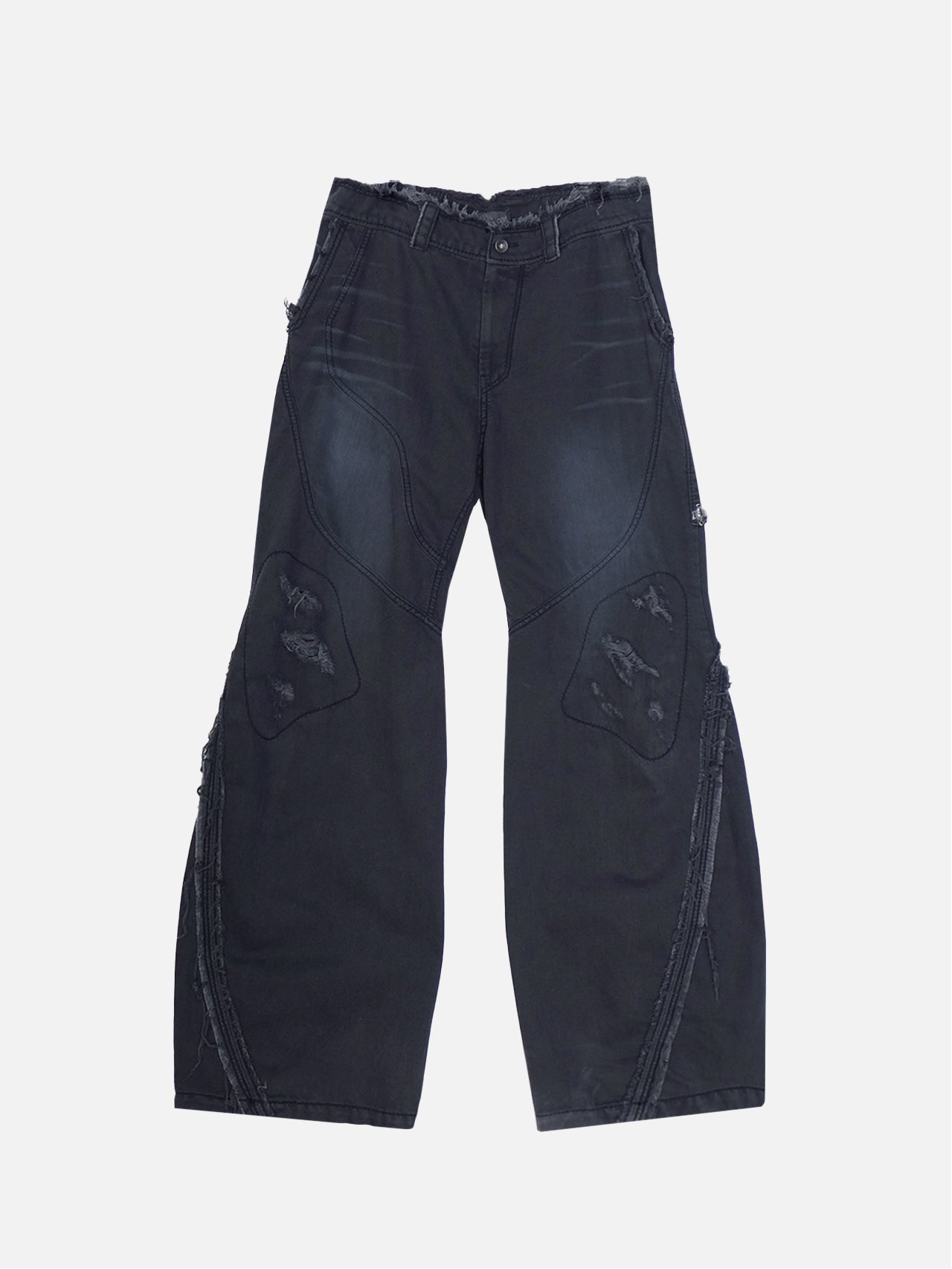 Distressed pants
