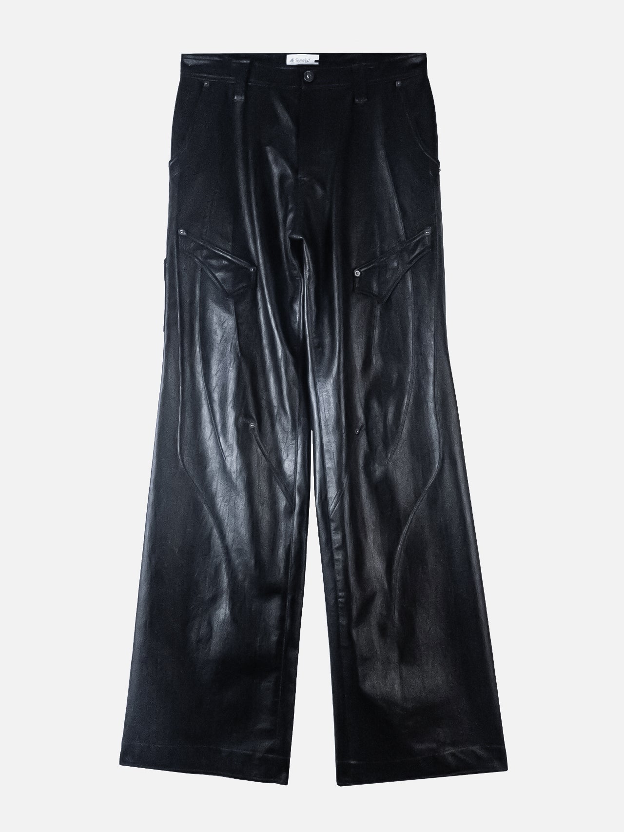 Swamp faux leather pants