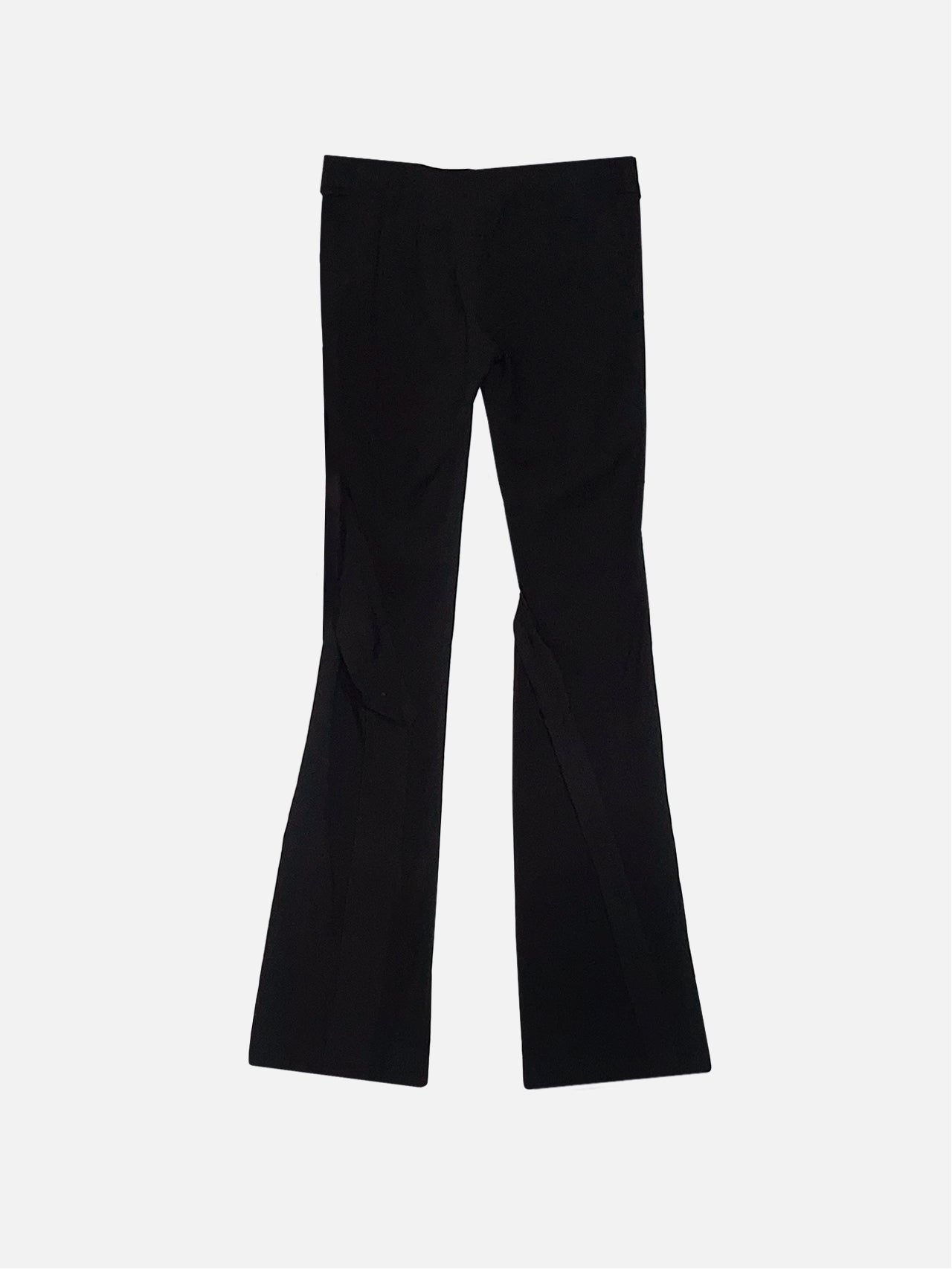 Oblique slit pants