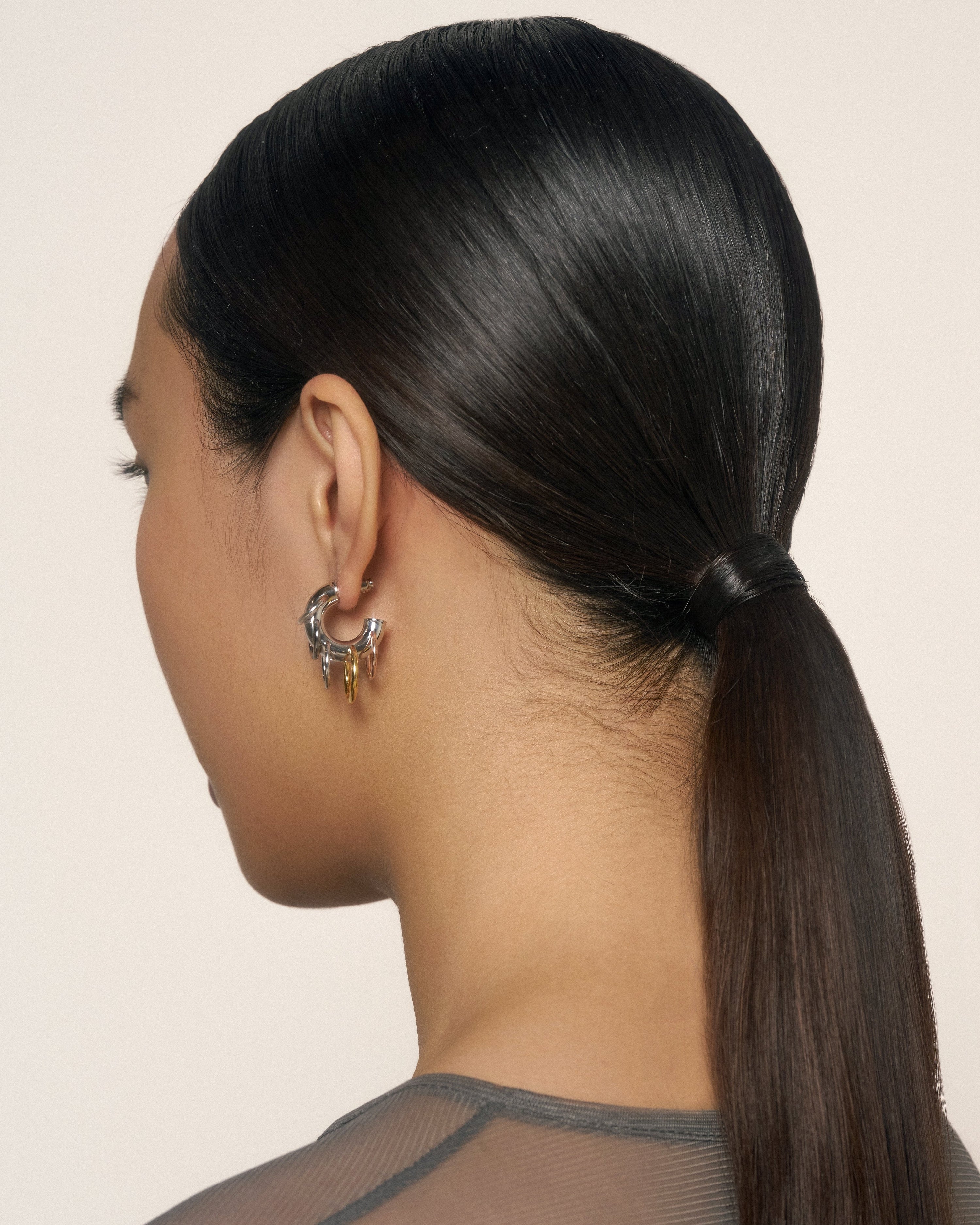 Pierced hoops
