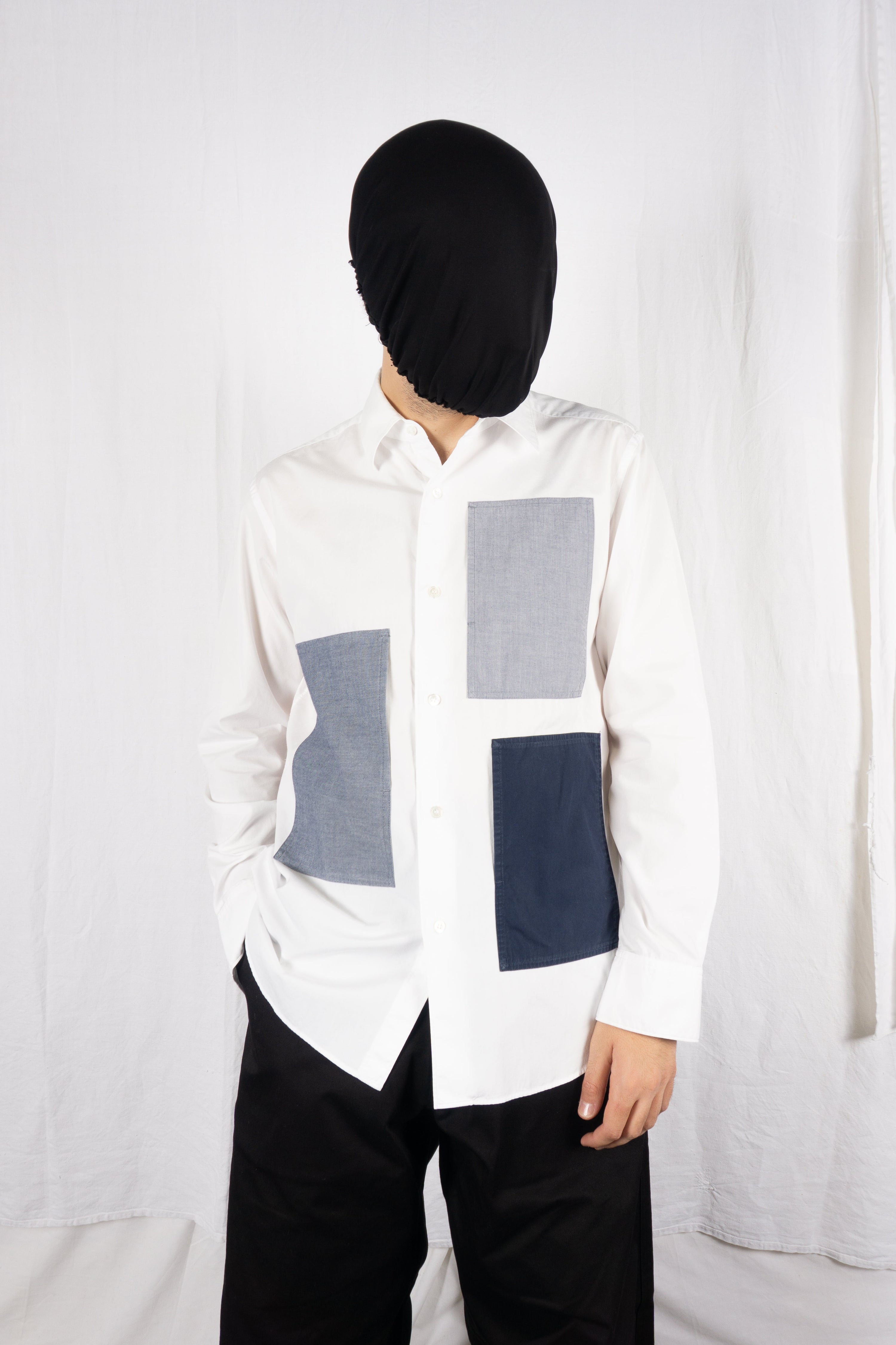 Ganryu comme des garçons s/s 2016 patchwork shirt