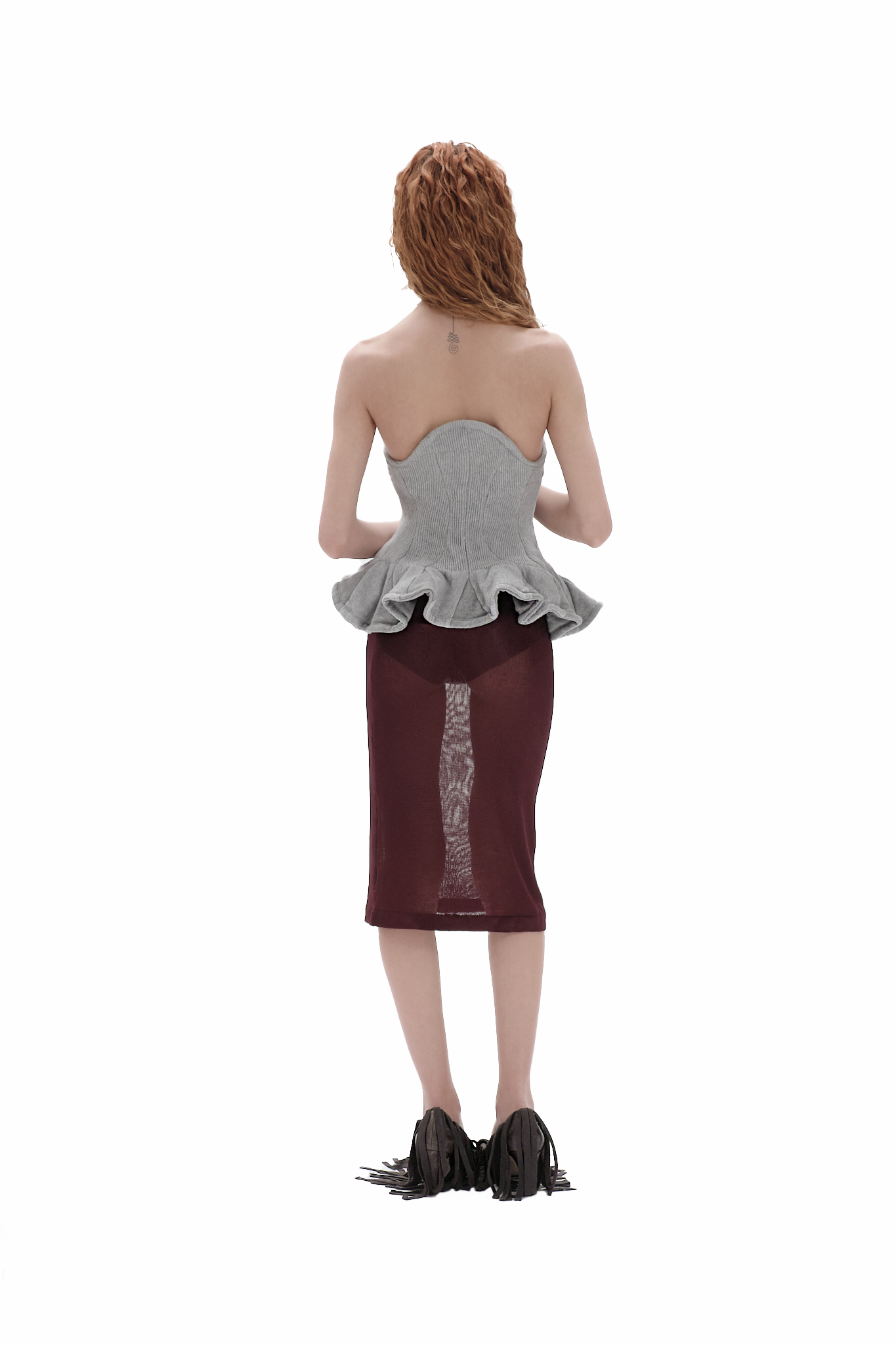 Peplum corset