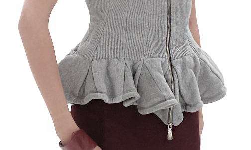 Peplum corset
