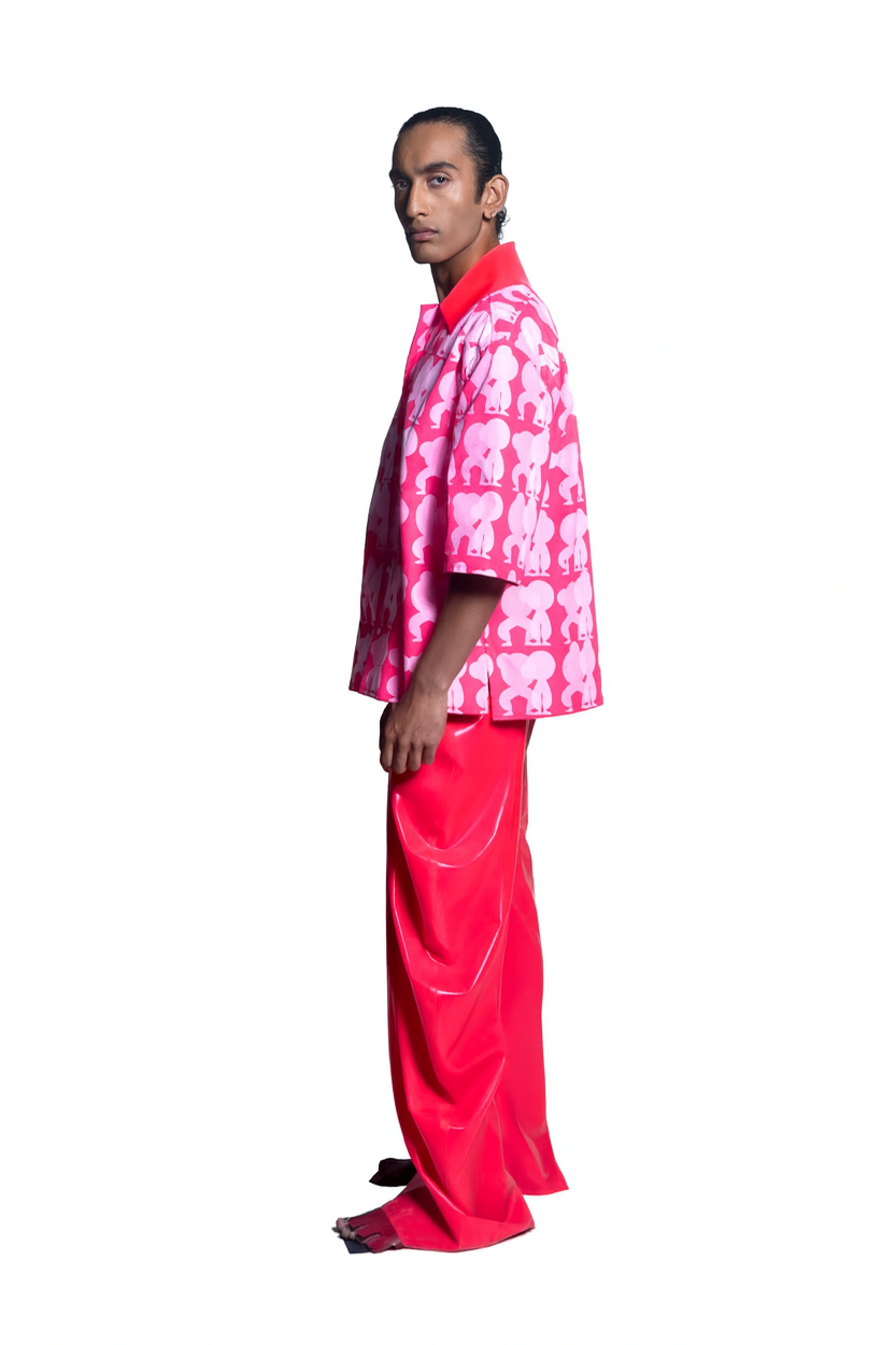 Pink deflated trousers | signature fit