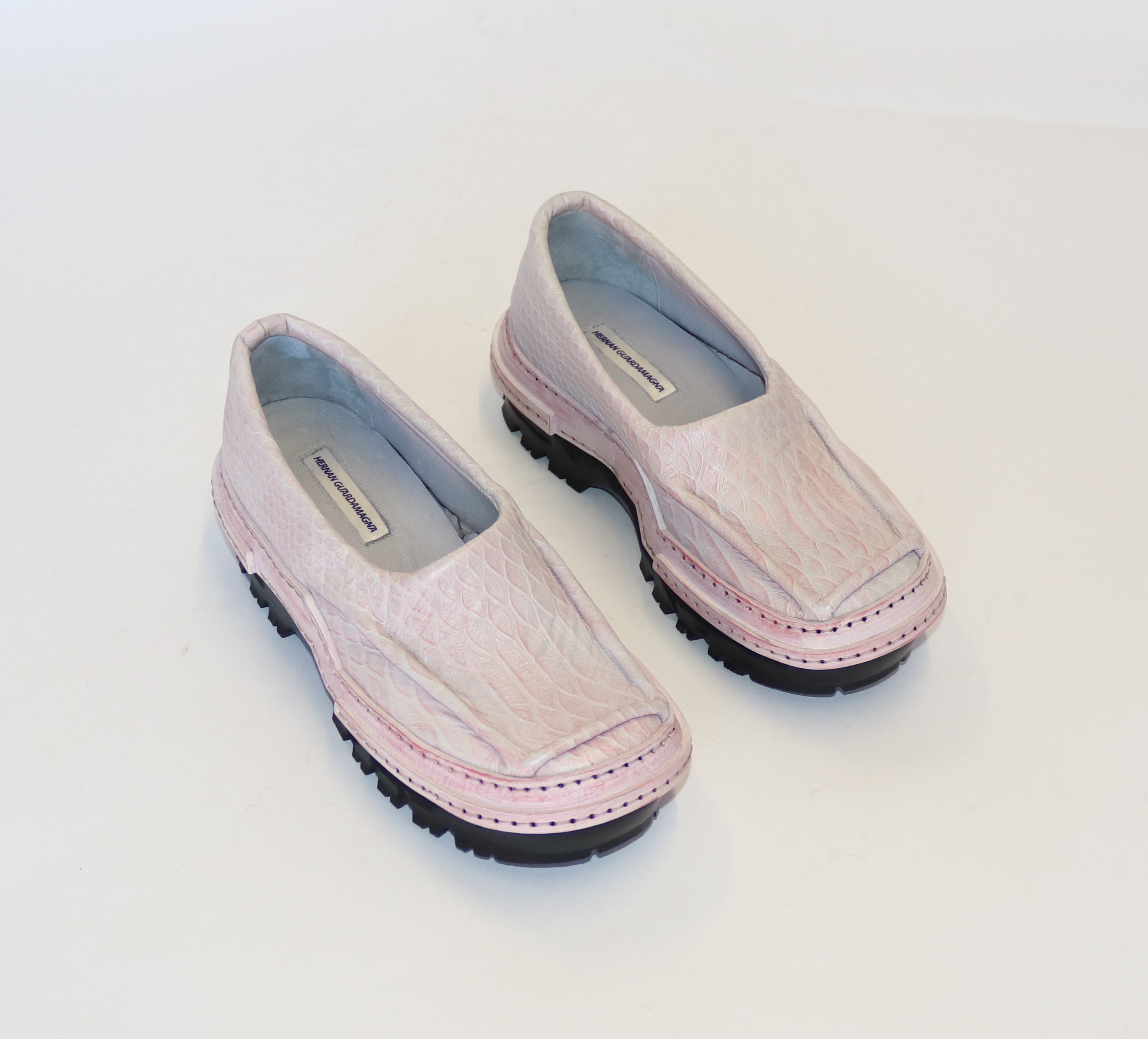 Squared toe moccasins