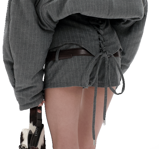 Pinstripe bomber