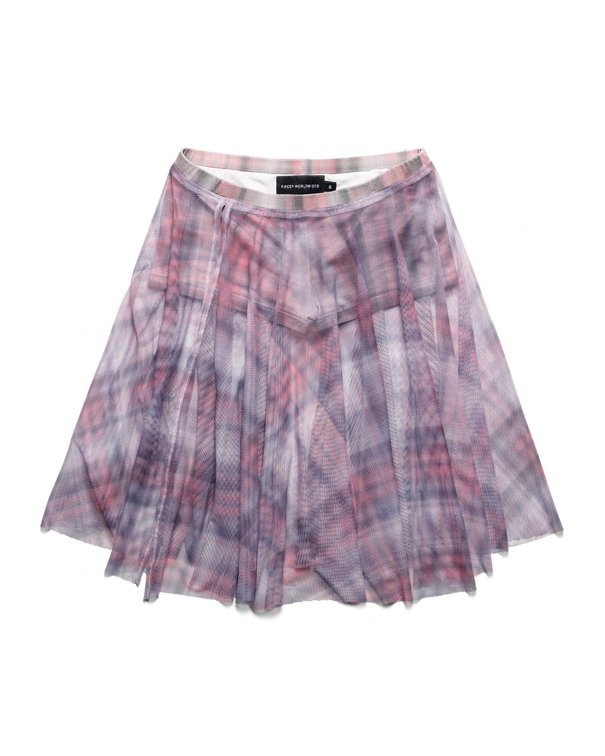 Plaid shorts-skirt