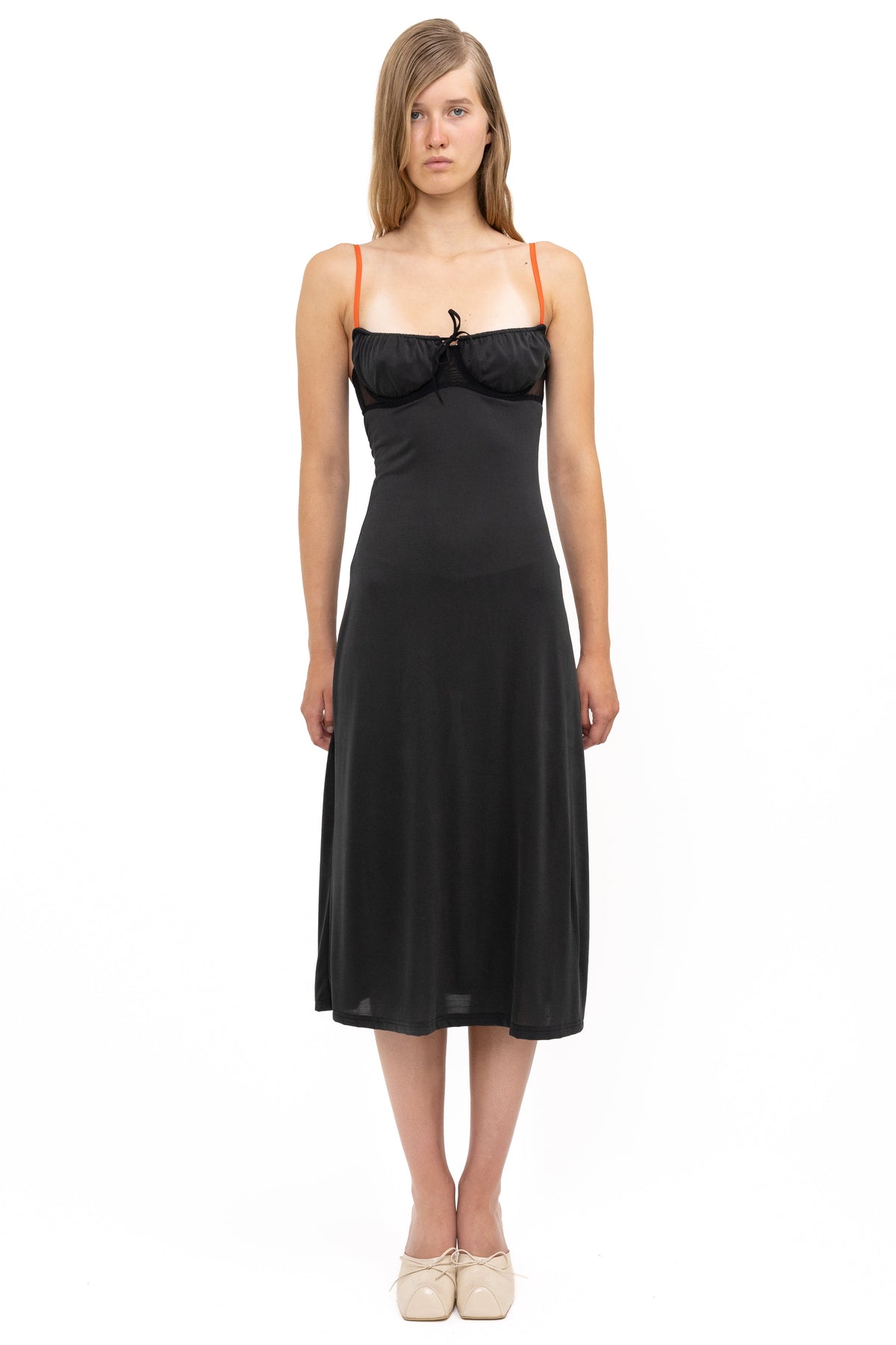 Underwire bra dress black