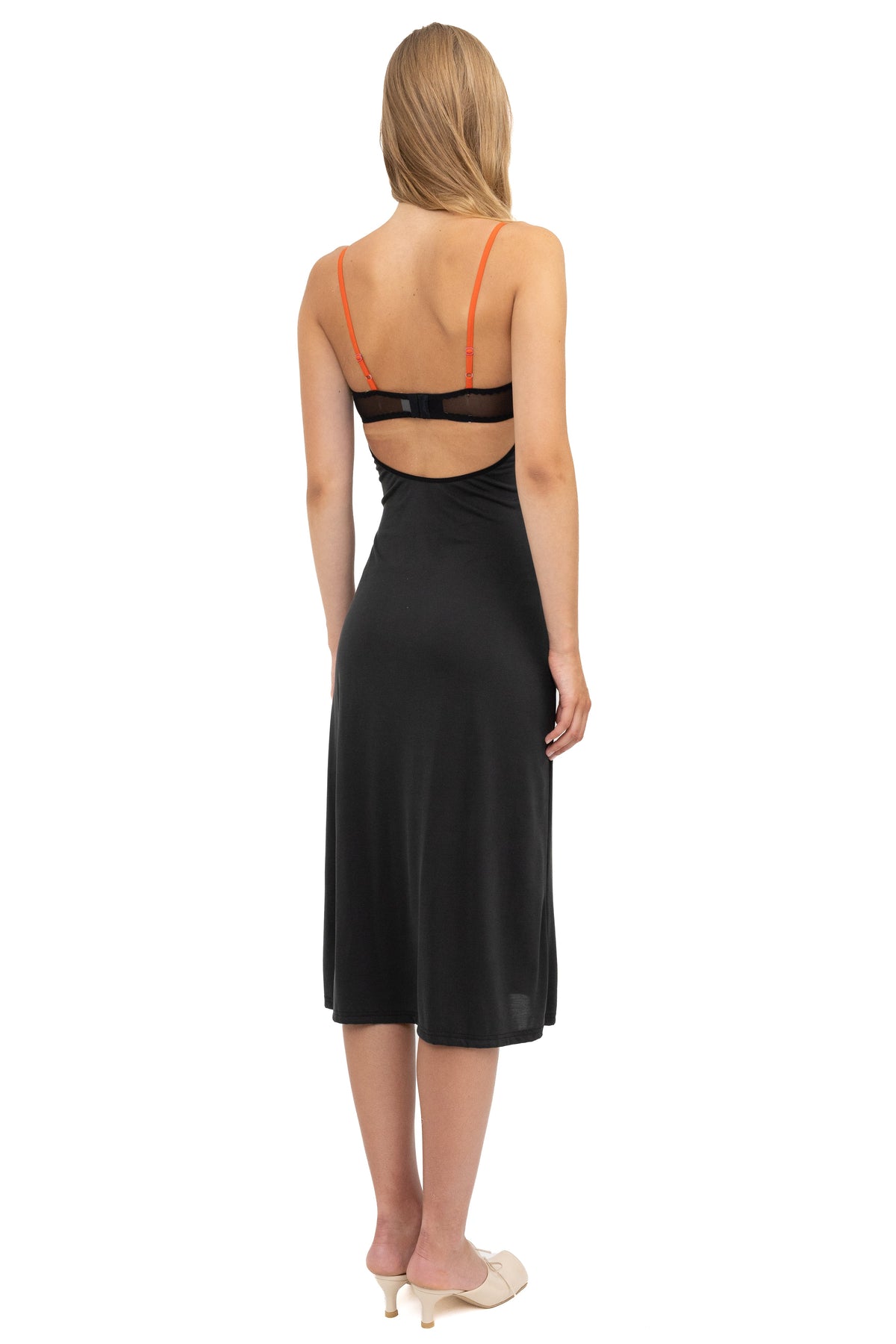 Underwire bra dress black
