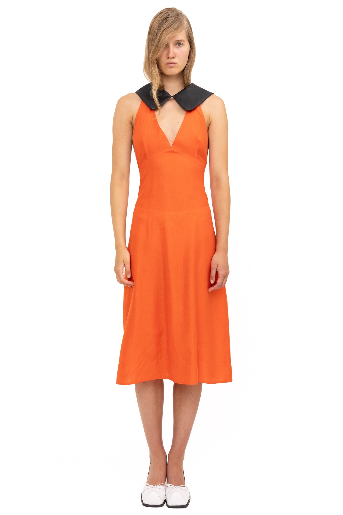 Greta dress orange