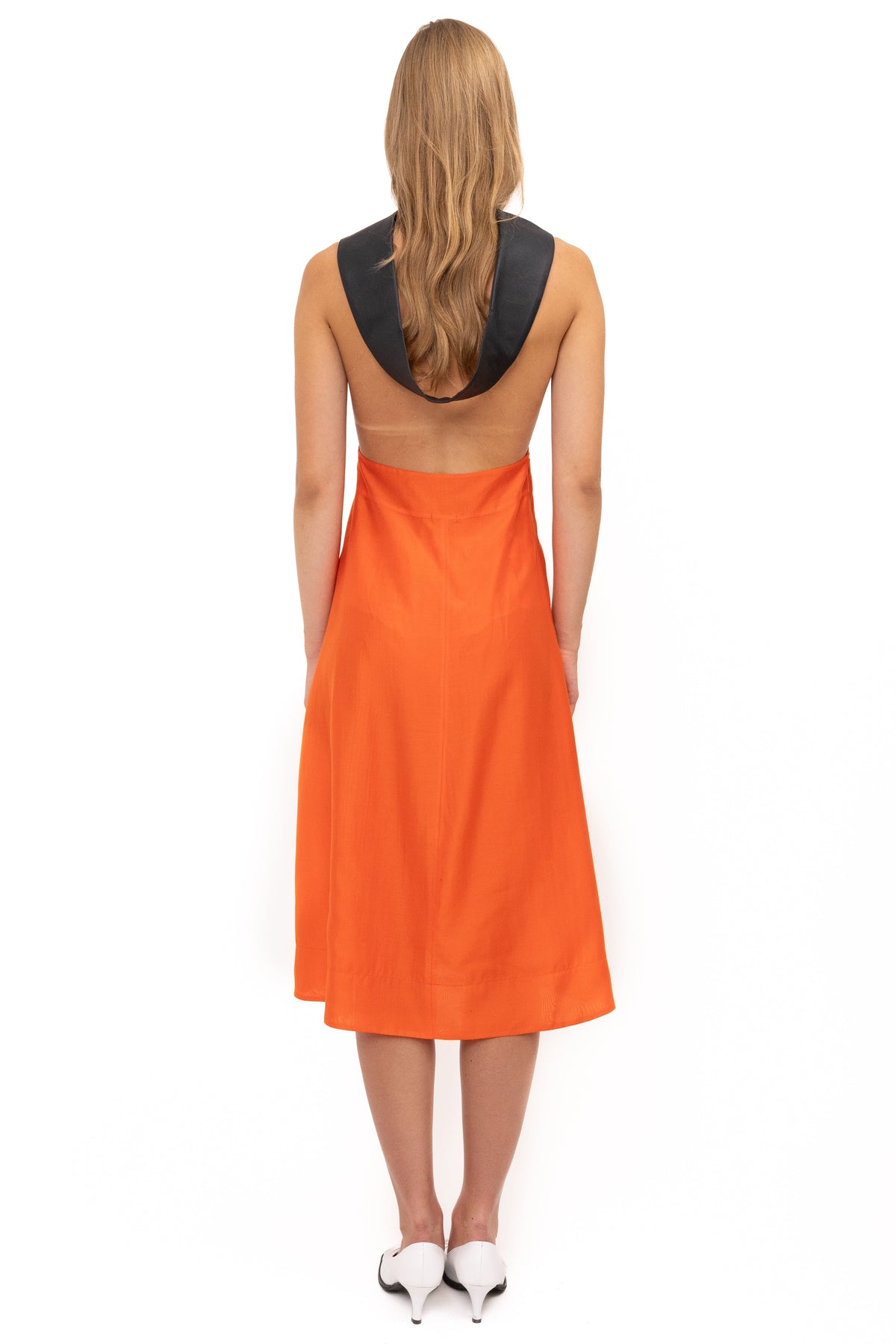 Greta dress orange