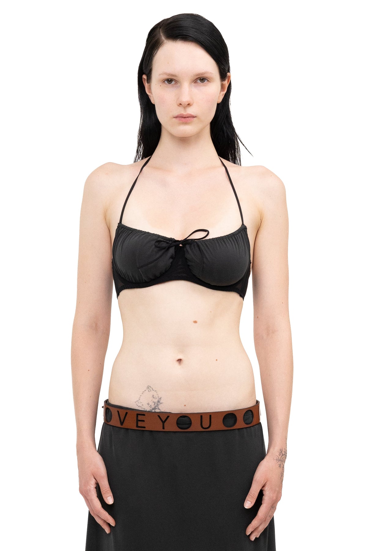 Underwire gathered bra
