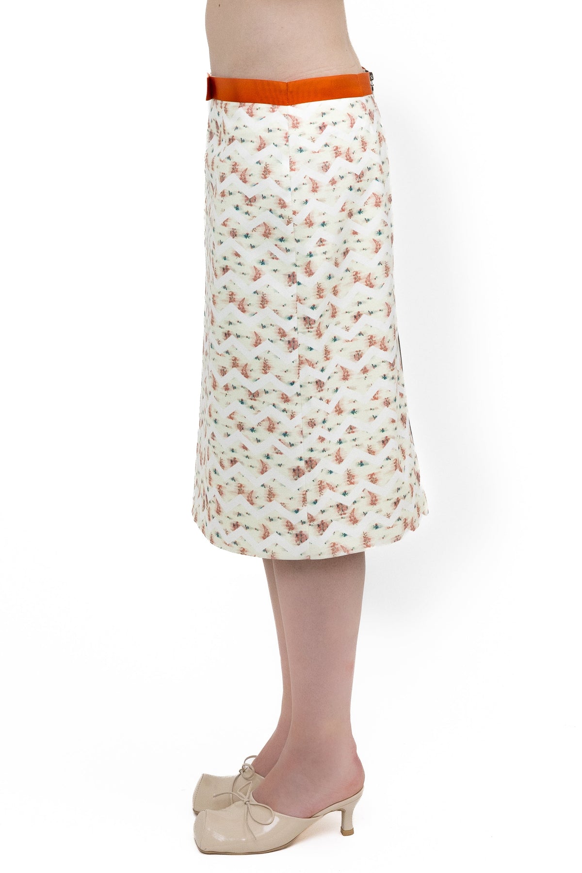 Flower skirt midi