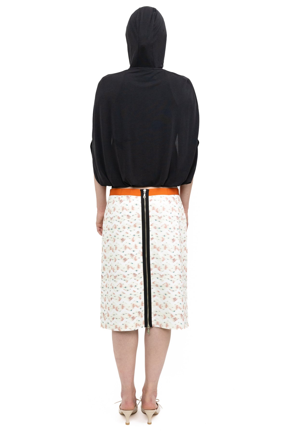 Flower skirt midi
