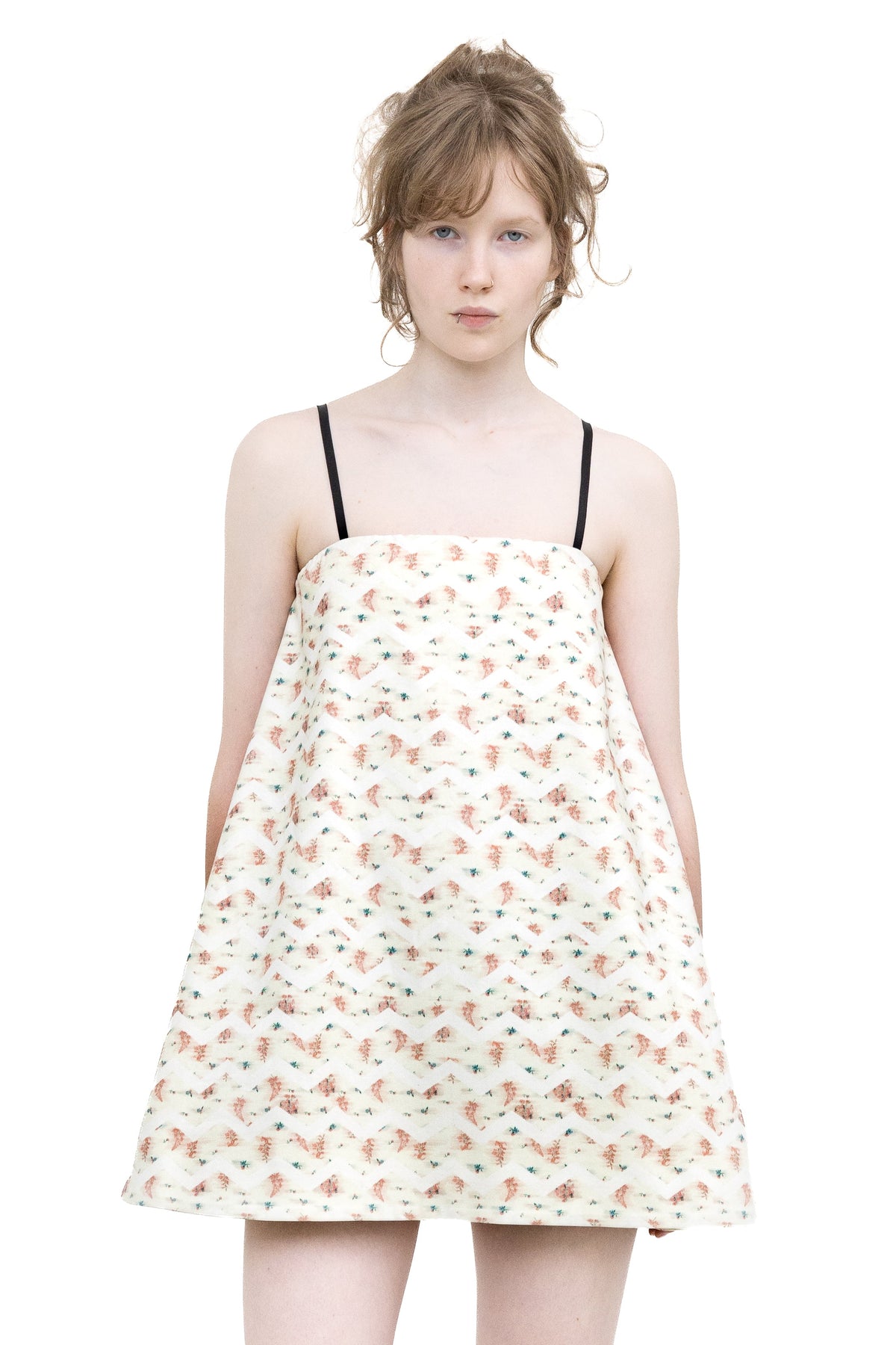 Flower trapezia dress