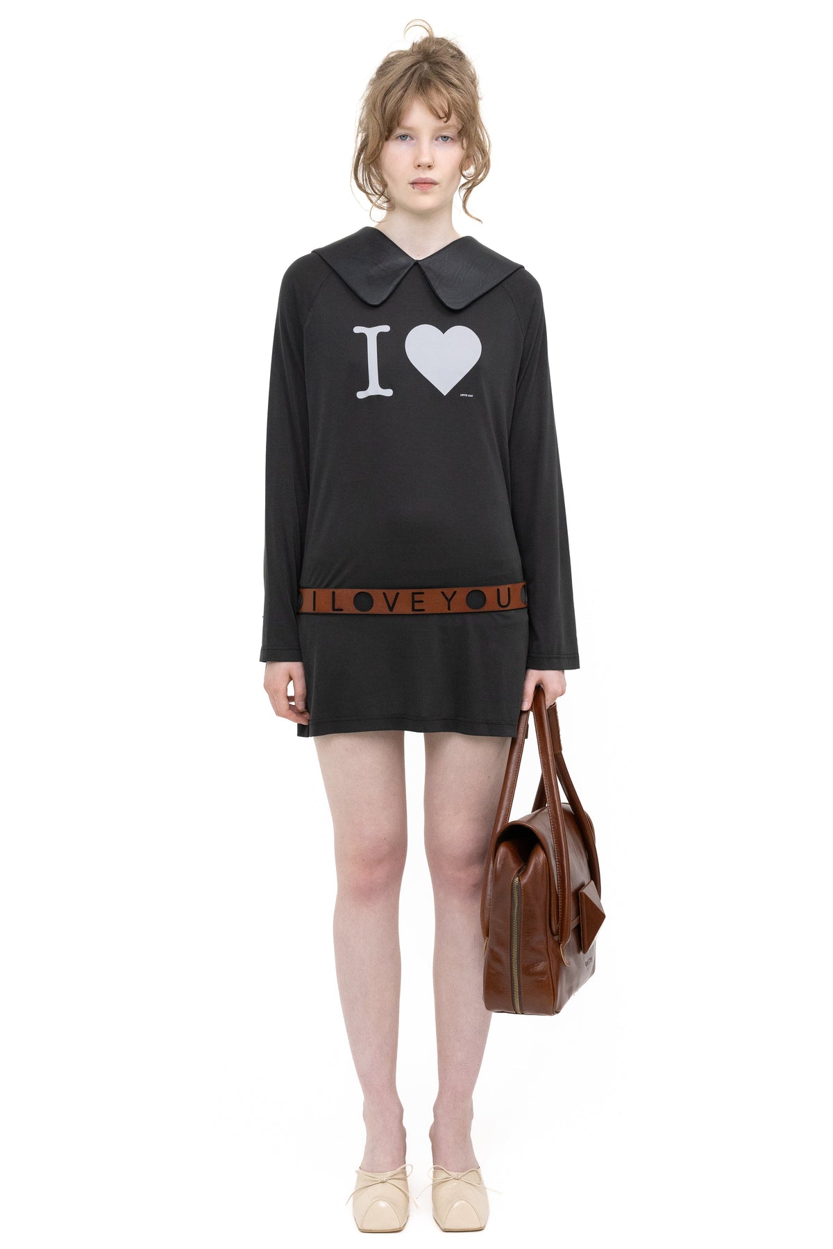 'i love' mini dress