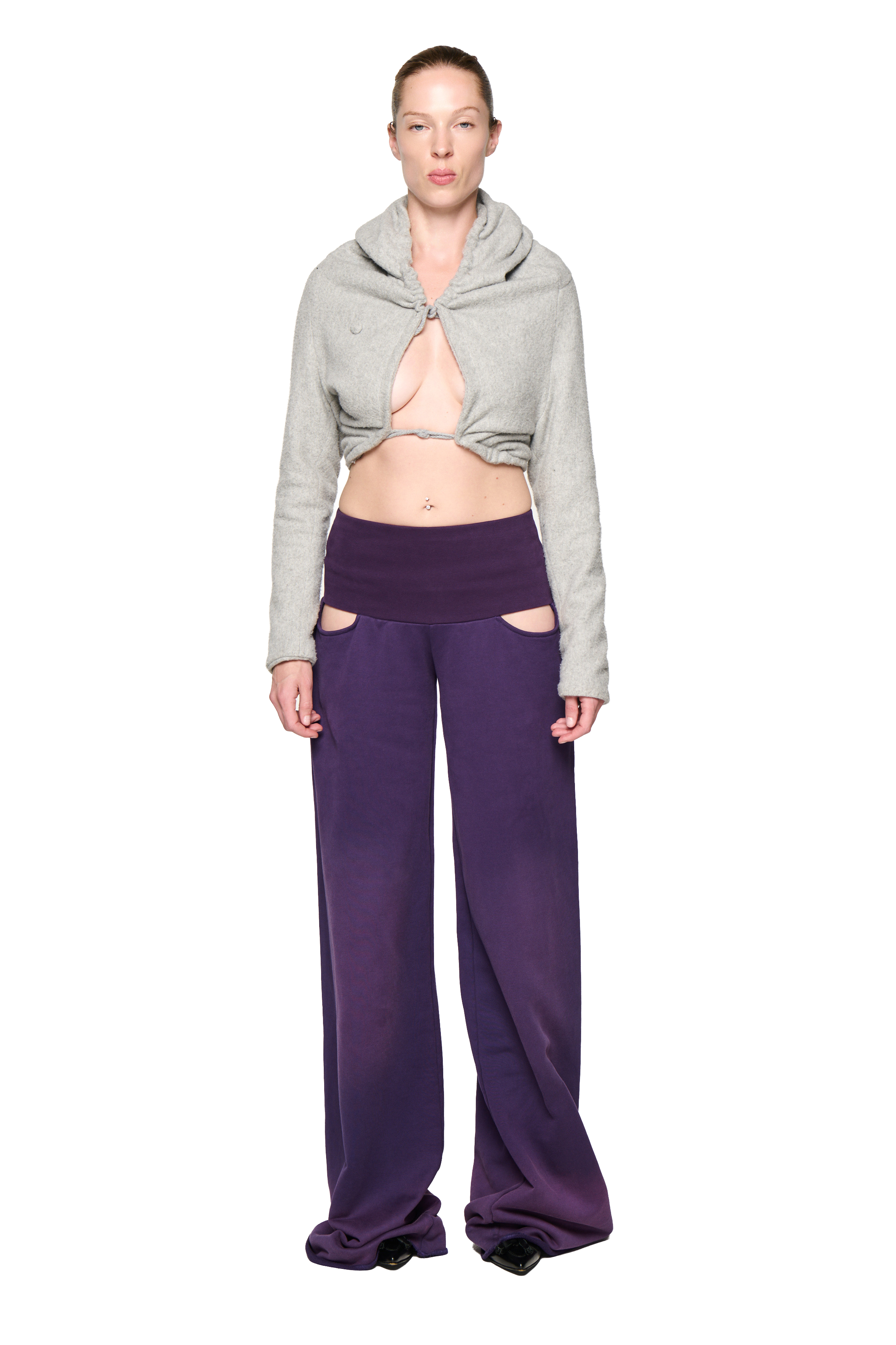 Bleached north pant - purple