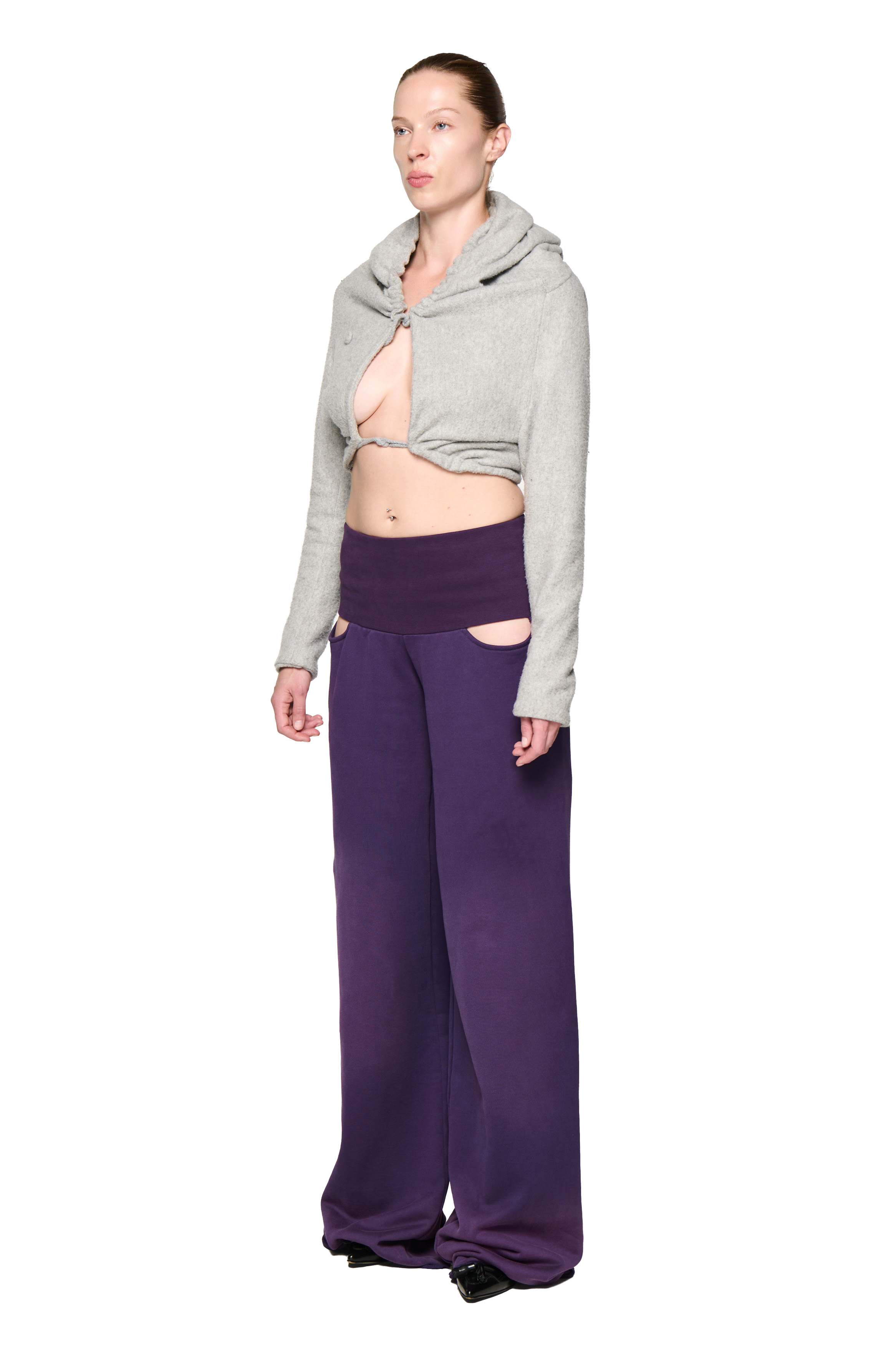 Bleached north pant - purple