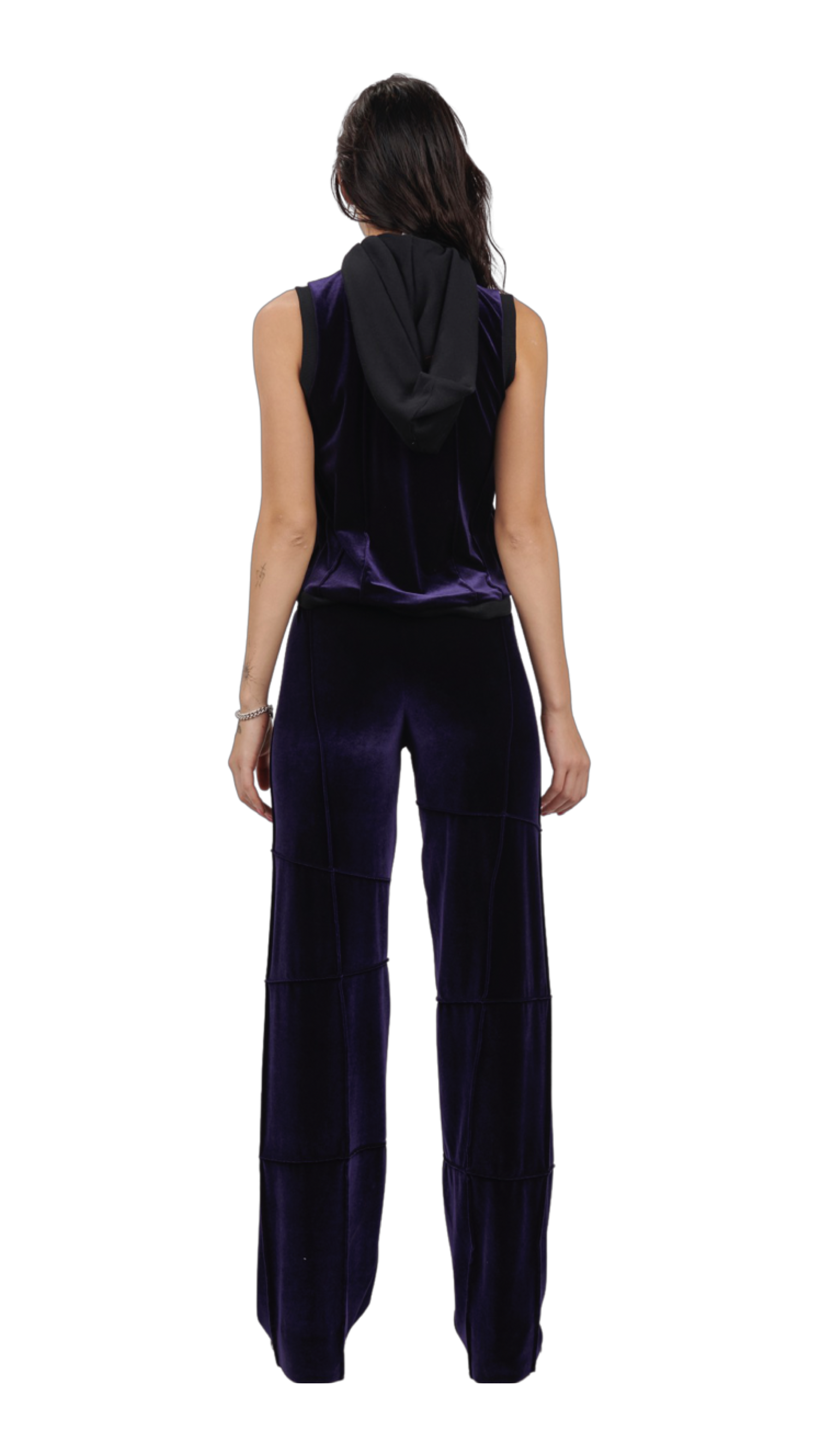 Spider pant - purple (straight)