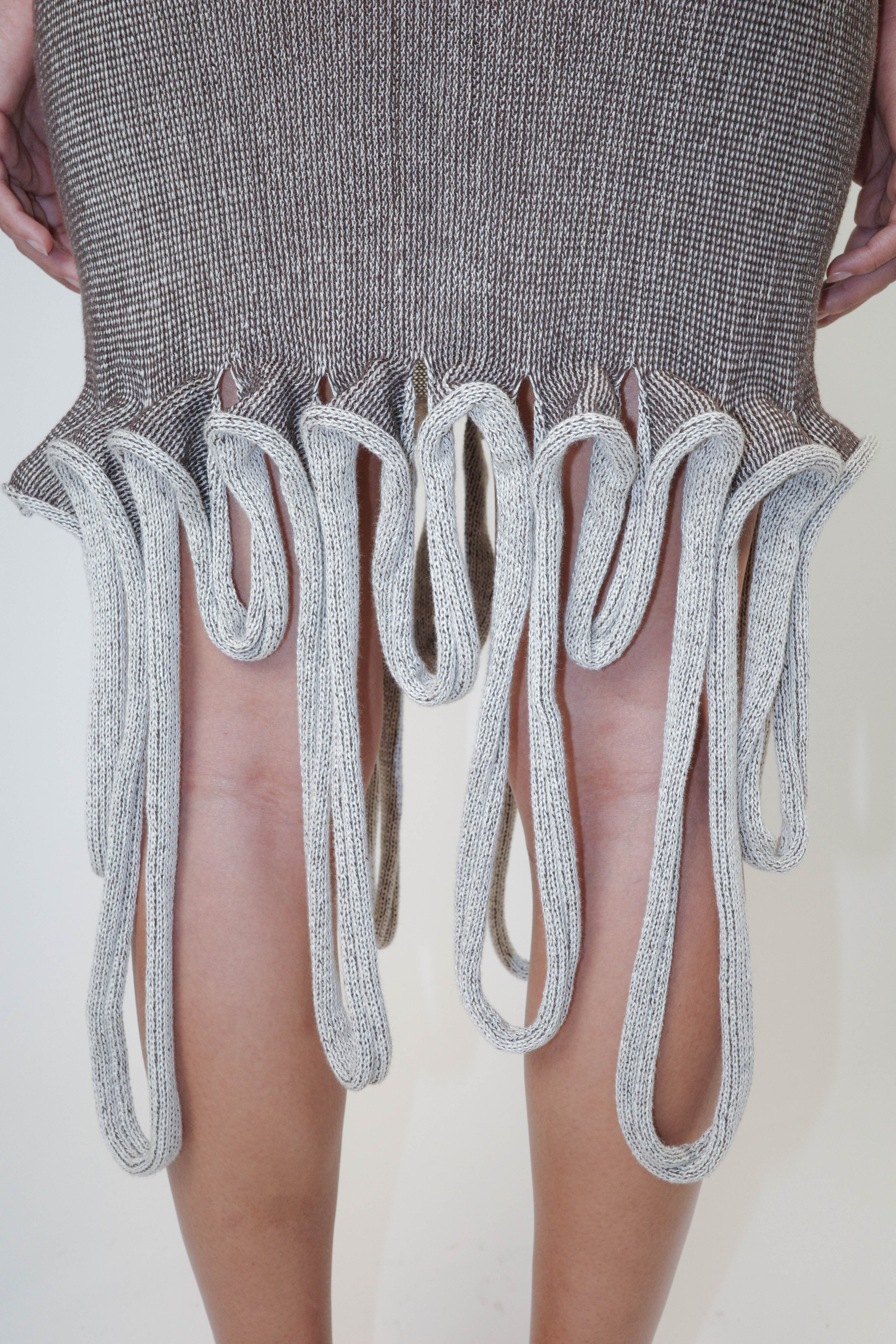 Drops skirt (blown/beige)