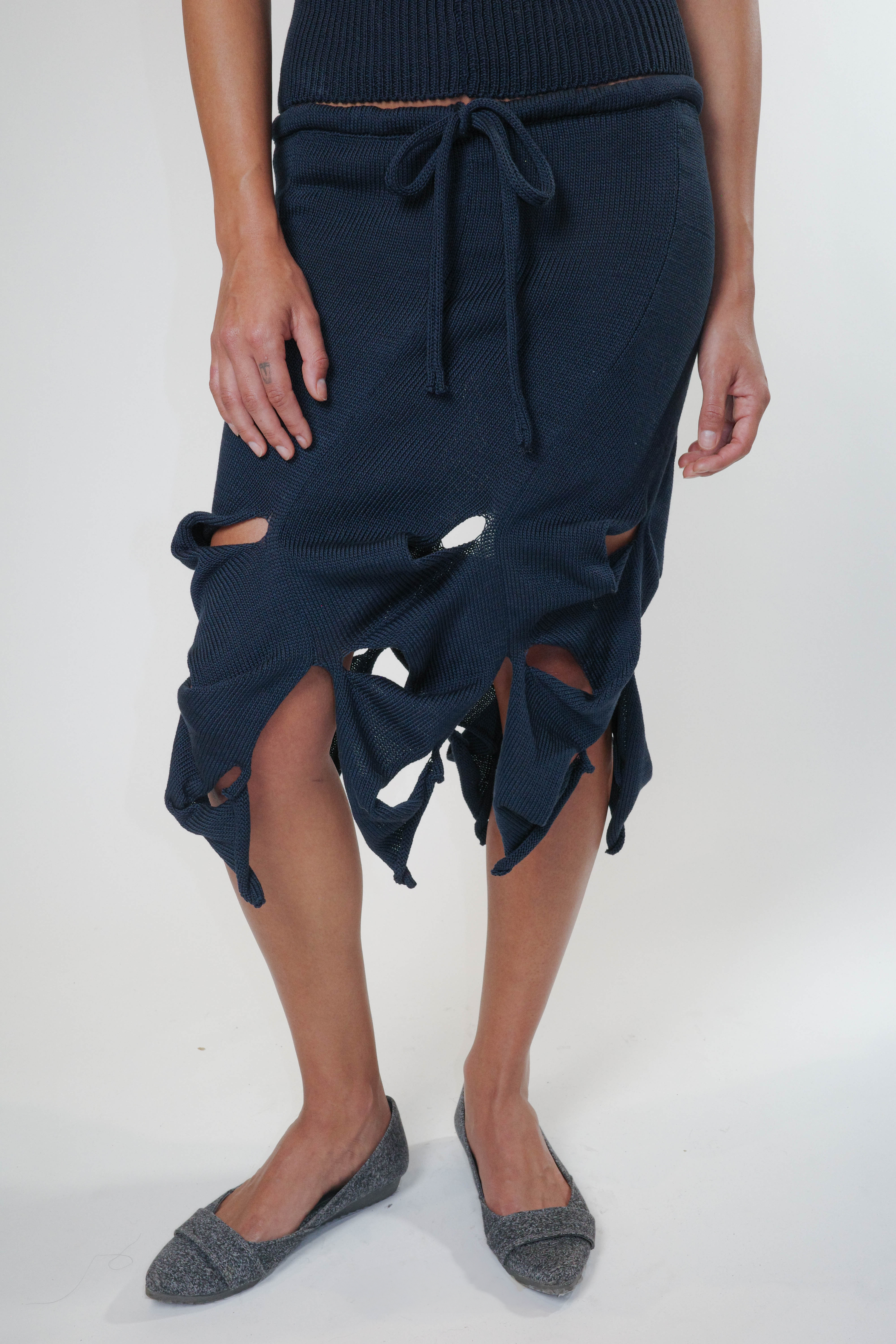 Cascade skirt (navy)