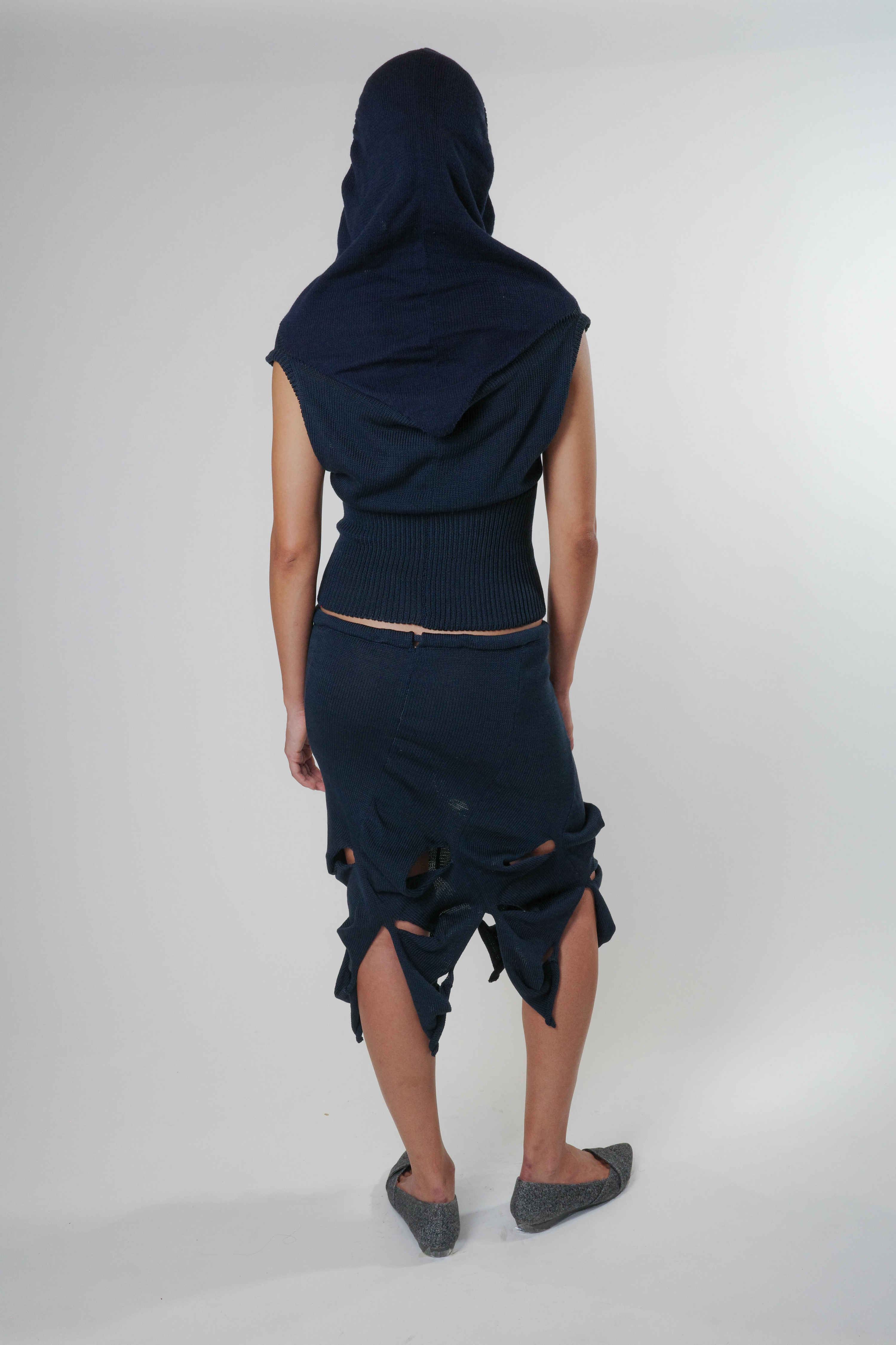 Cascade skirt (navy)