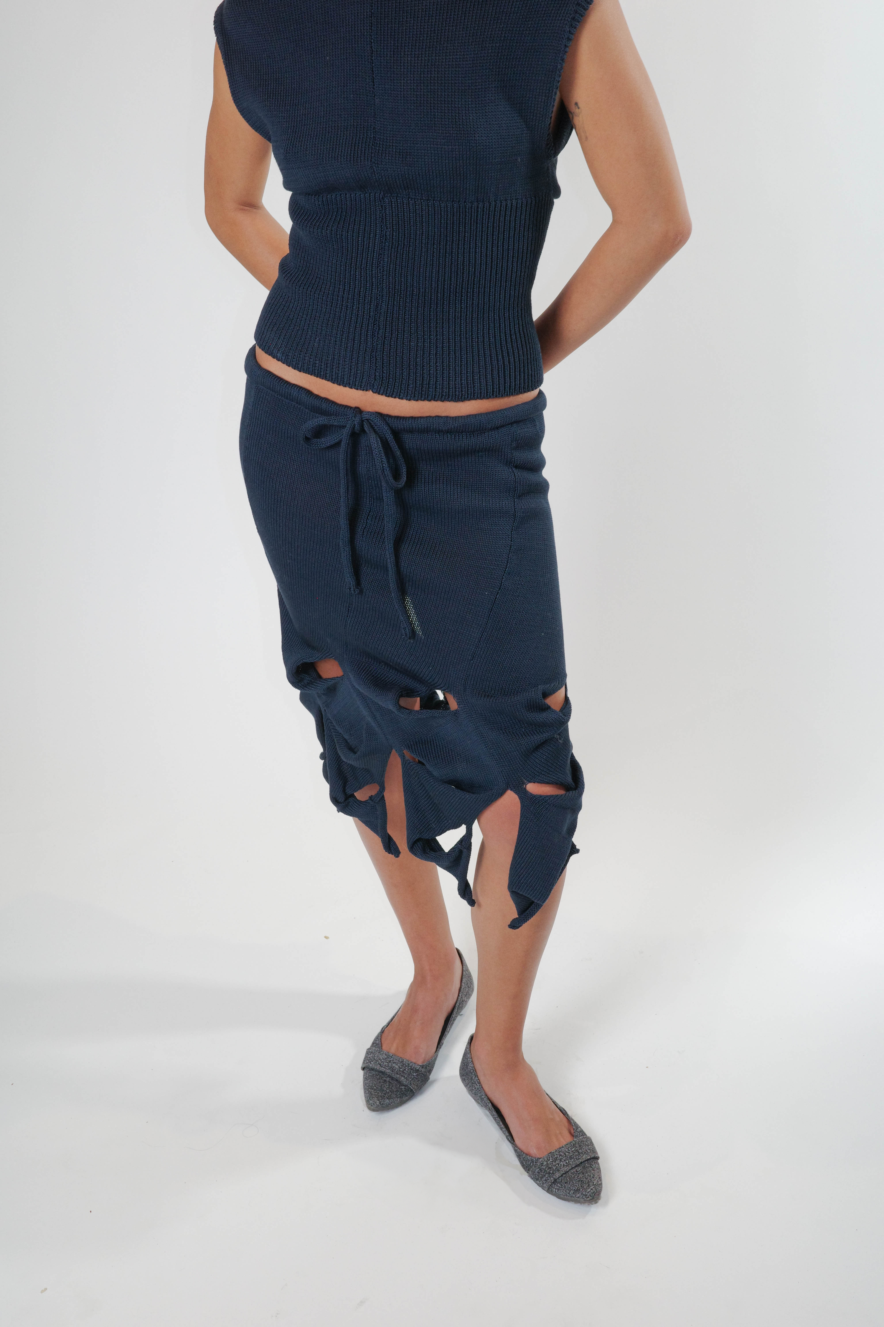 Cascade skirt (navy)