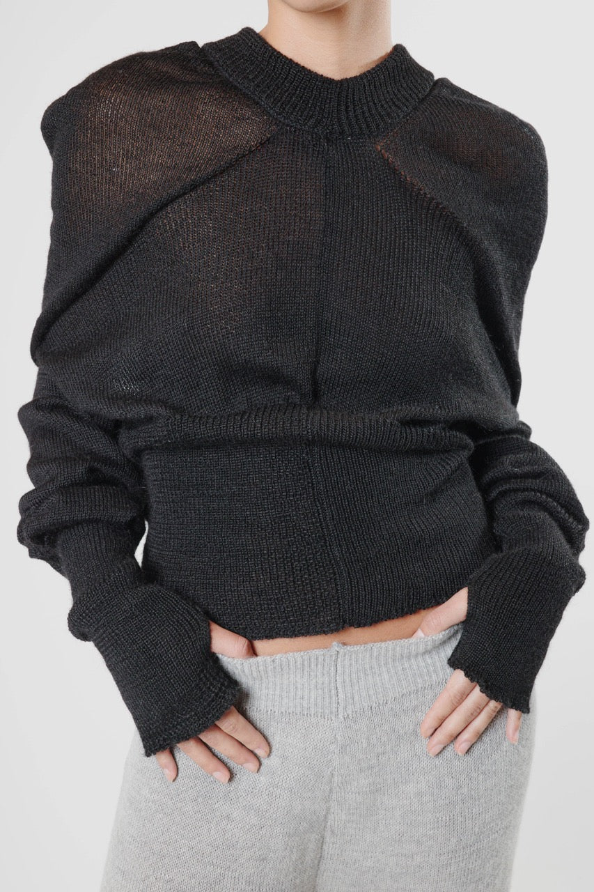 Triangle hoodie (black)