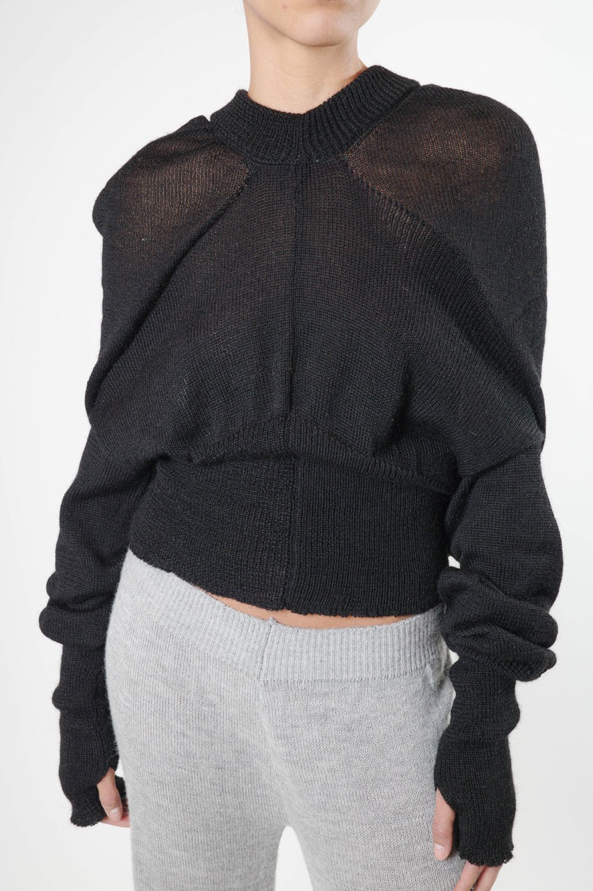 Triangle hoodie (black)