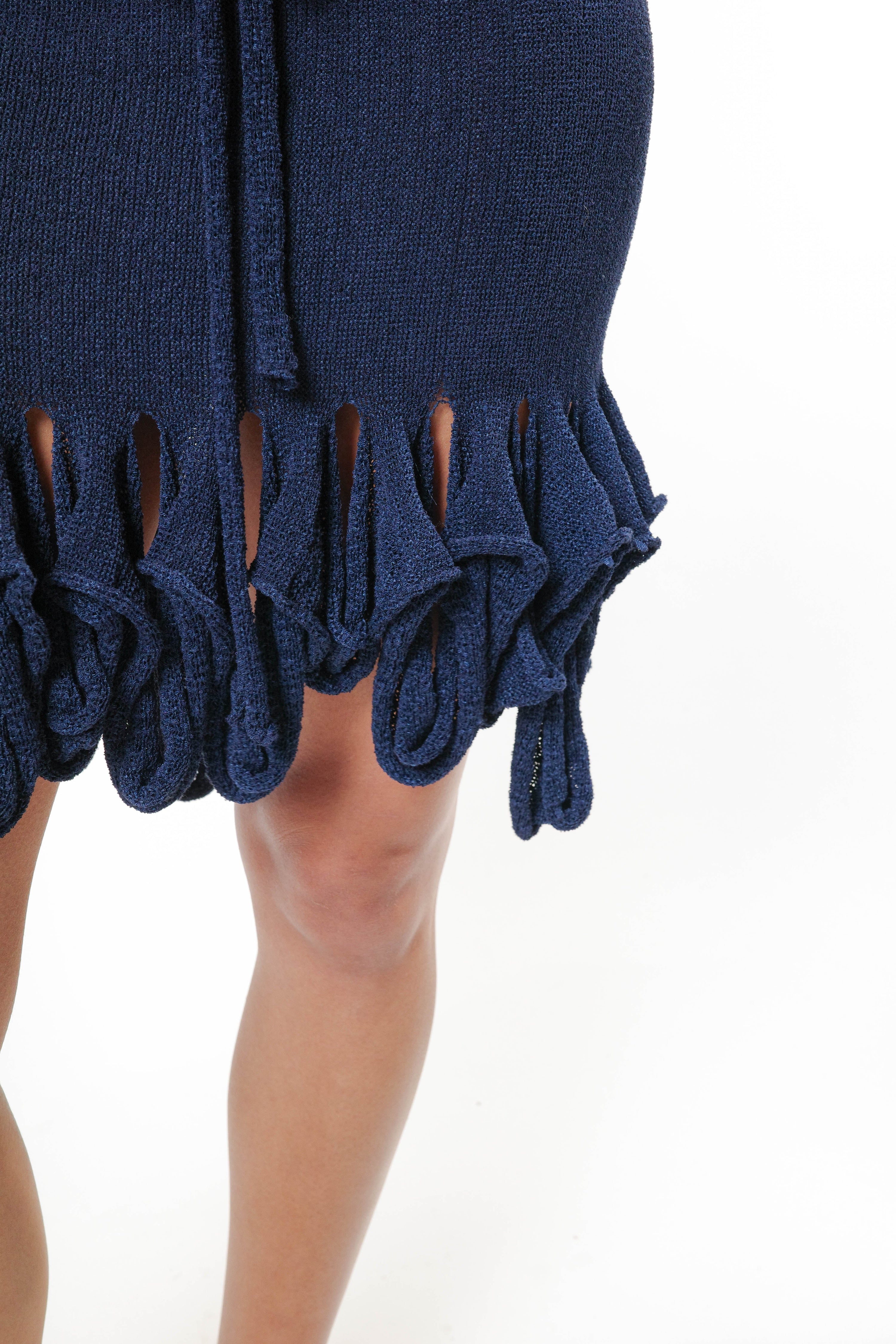 Swiggle mini skirt