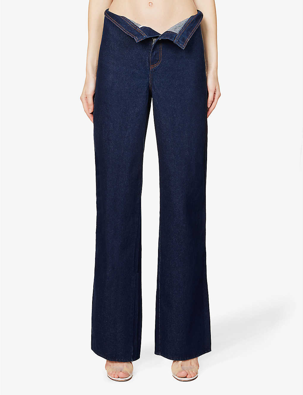 Undressing jeans