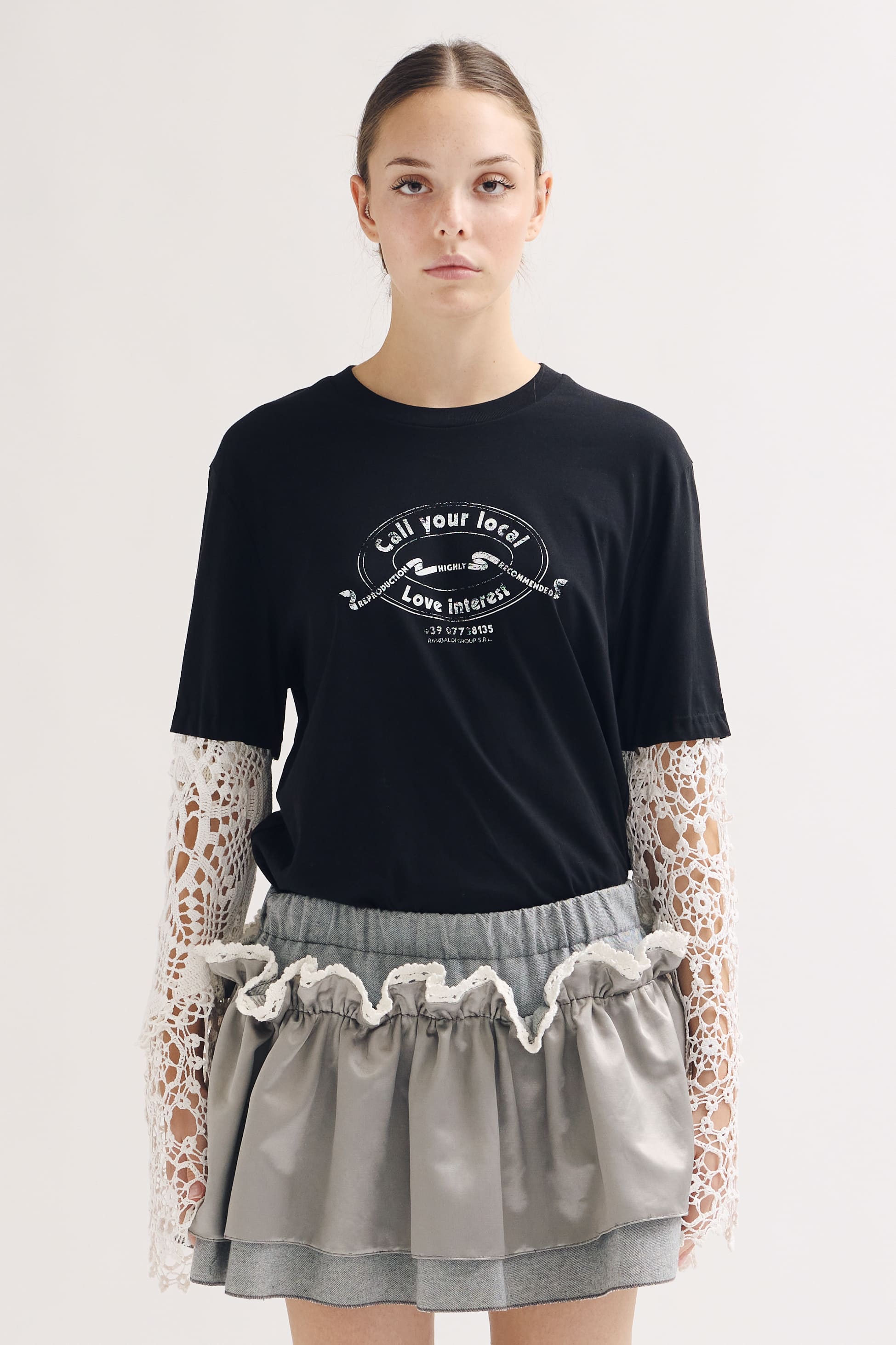 T-shirt crochet call your local love interest