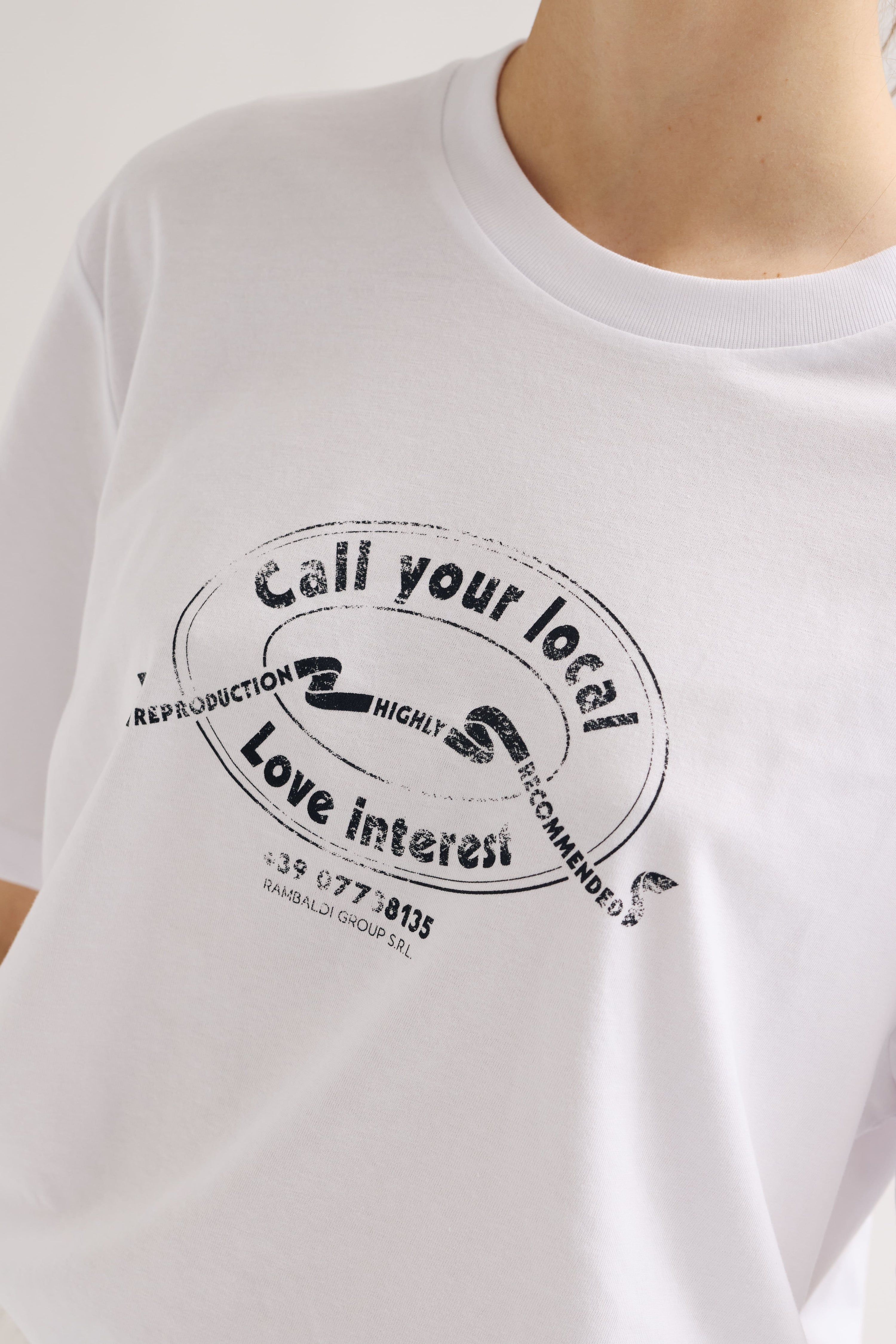T-shirt call your local love interest